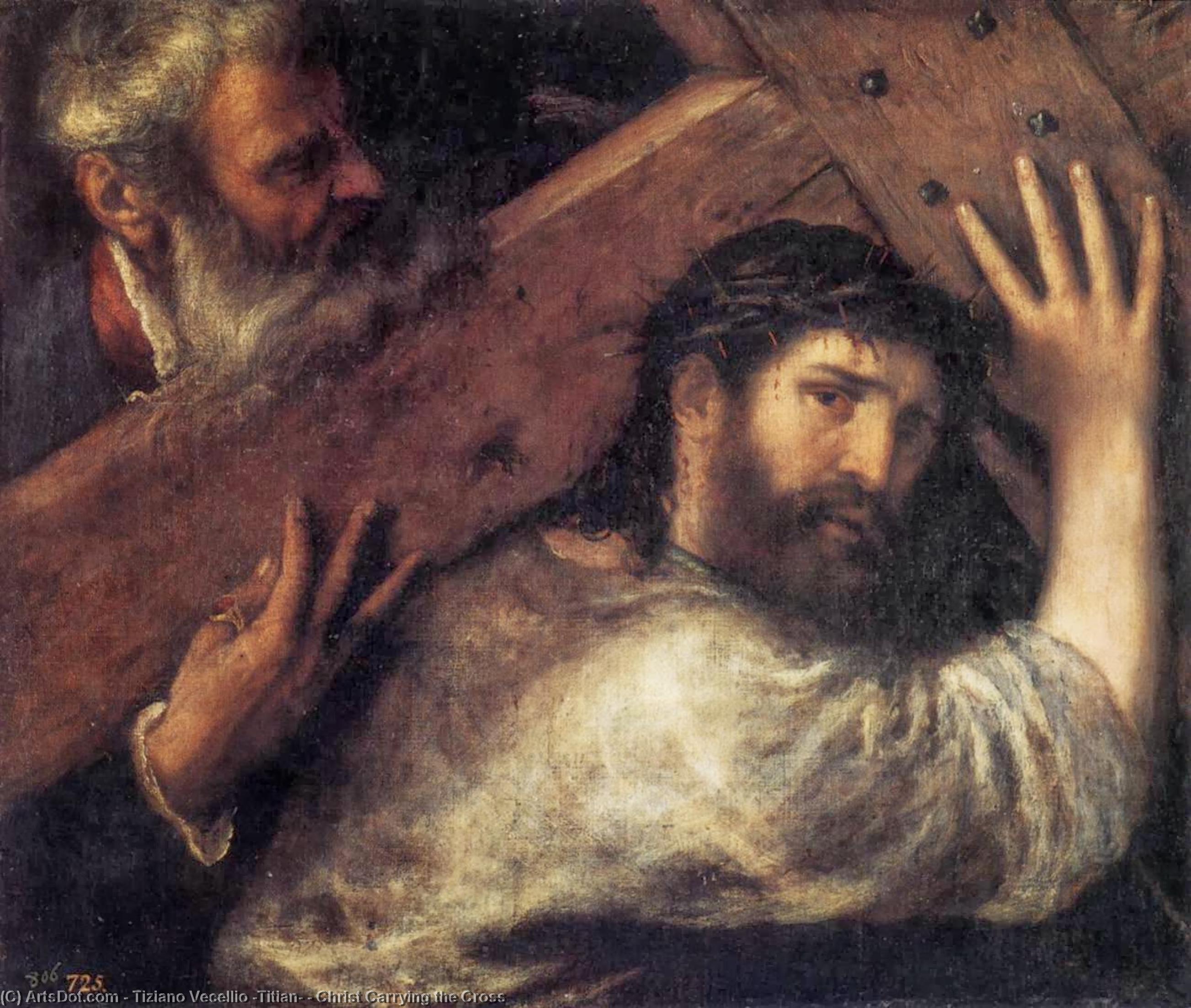 Christus trägt das Kreuz