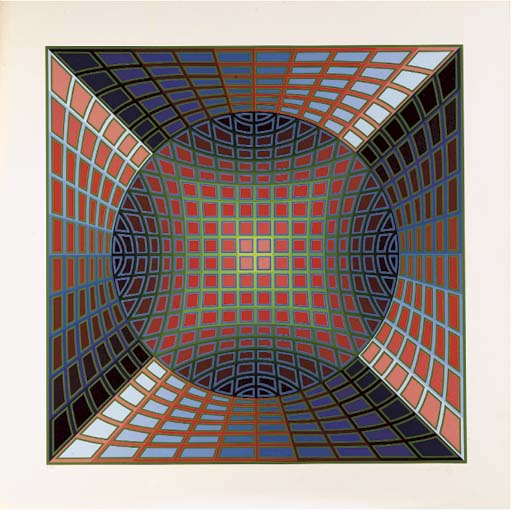 Victor Vasarely - Einstein