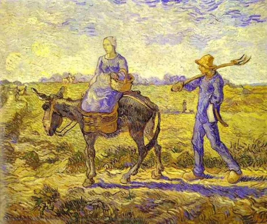 Mañana, Al Salir Para El Trabajo (la Mañana, El Salida Al Trabajo) — Vincent Willem Van Gogh