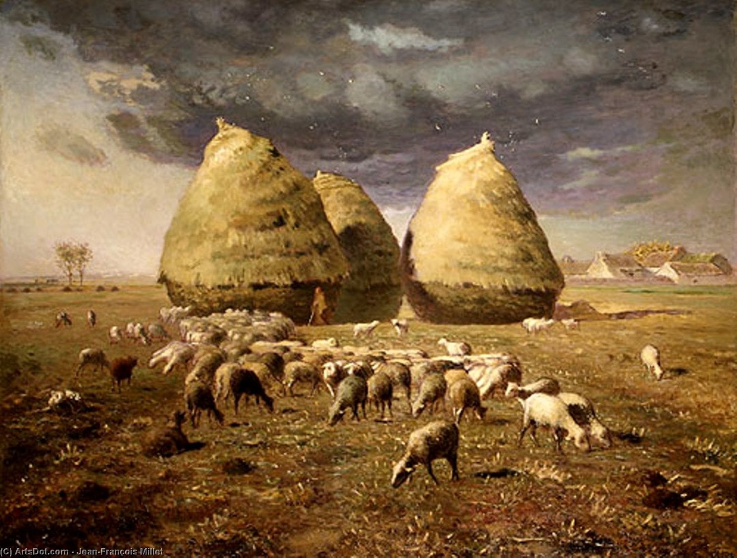Haystacks Autunno — Jean-françois Millet
