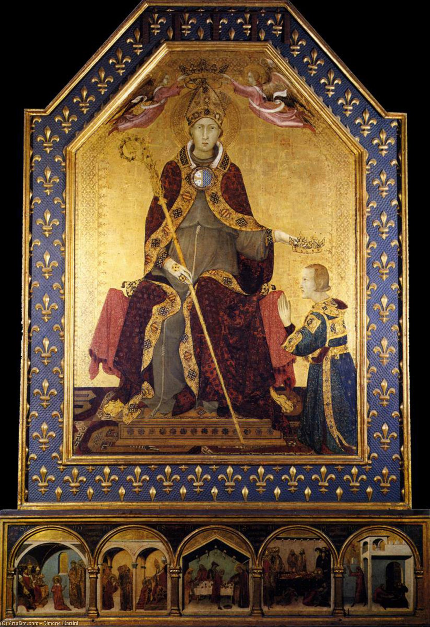 L'altare Di San Luigi Di Tolosa — Simone Martini