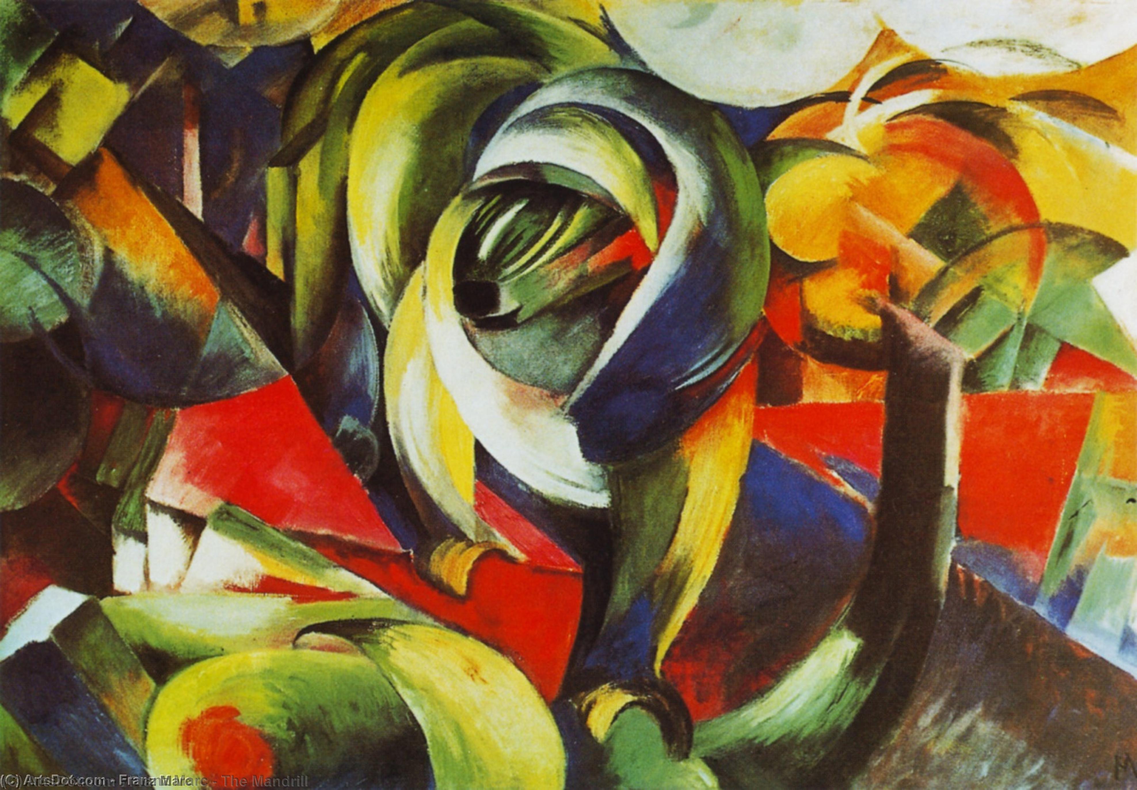 Der Mandrill — Franz Marc
