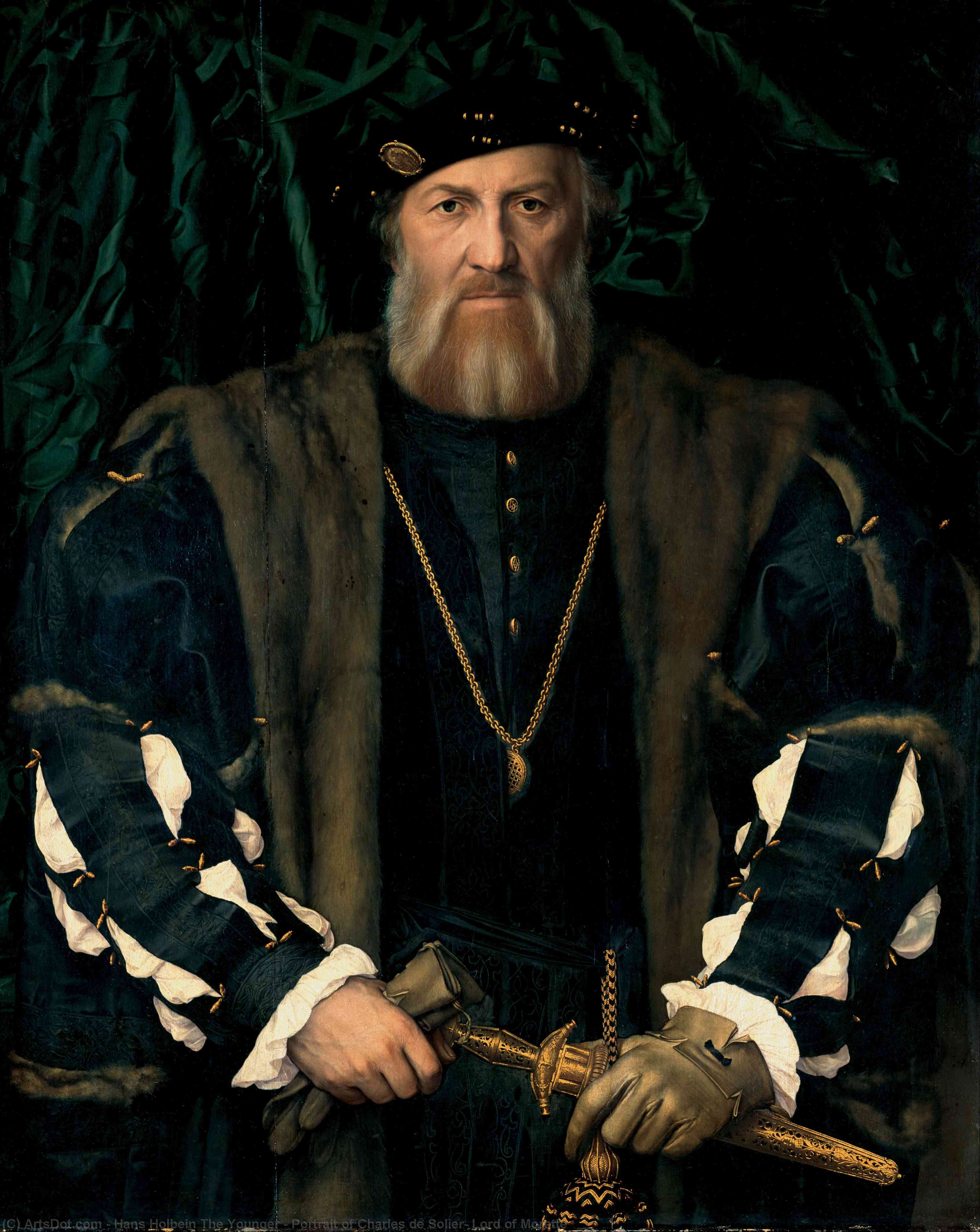 Charles De Solierin Sieurin Morette Kuva — Hans Holbein Nuorempi