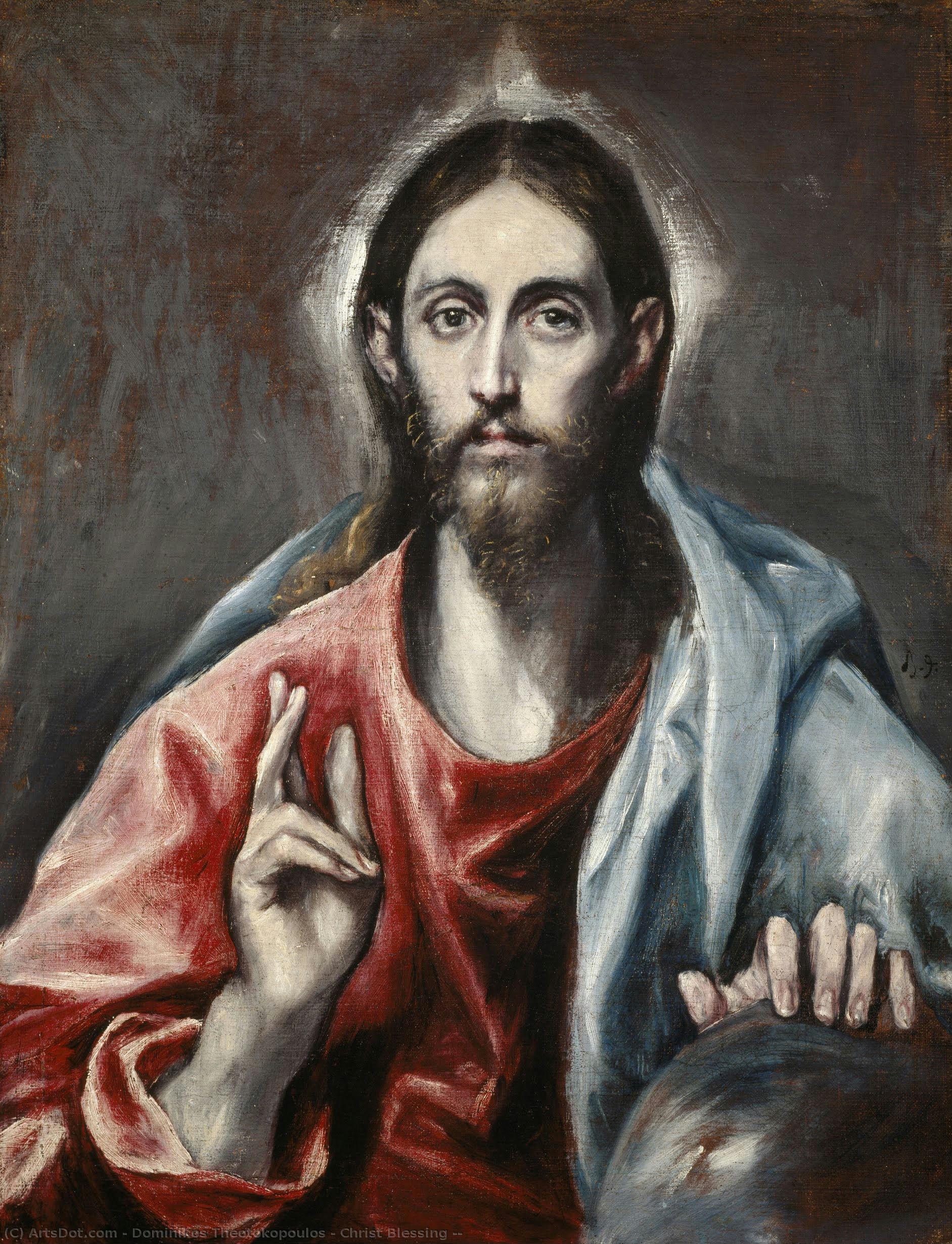 El Greco - Christ Blessing (