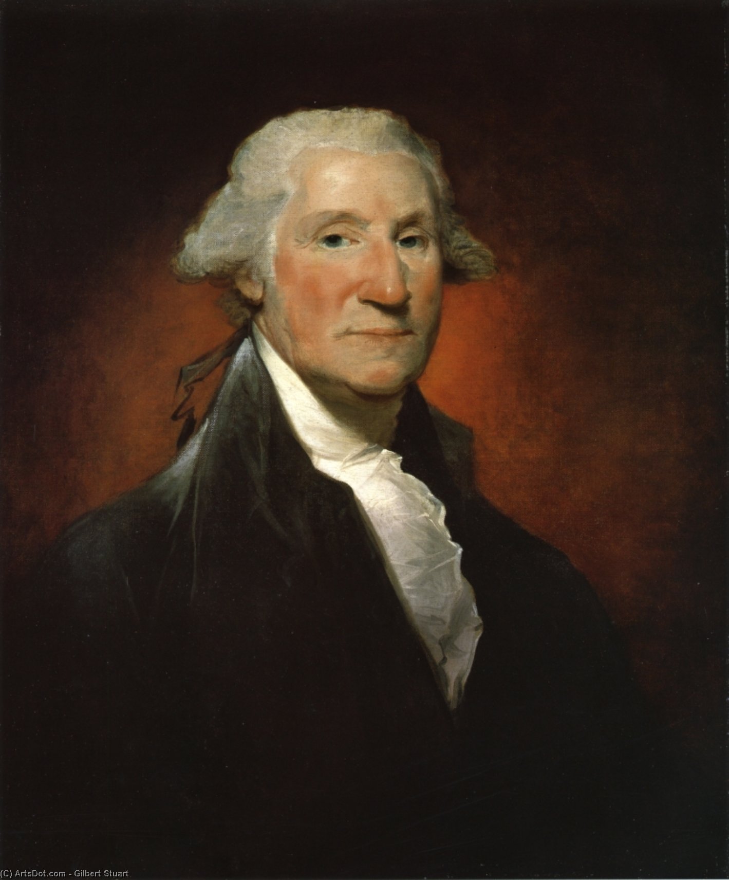 George Washington (le Portrait De Vaughan) — Gilbert Stuart