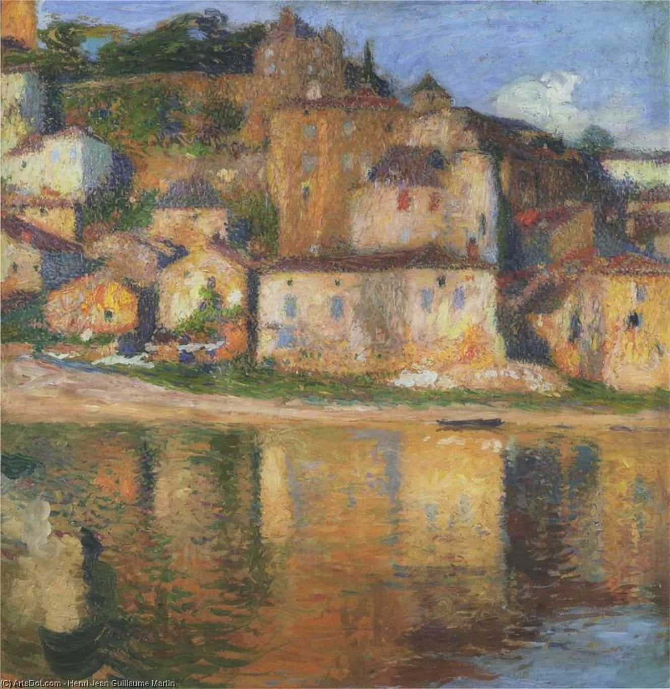Вид На Пуй-л’эвек — Henri Jean Guillaume Martin