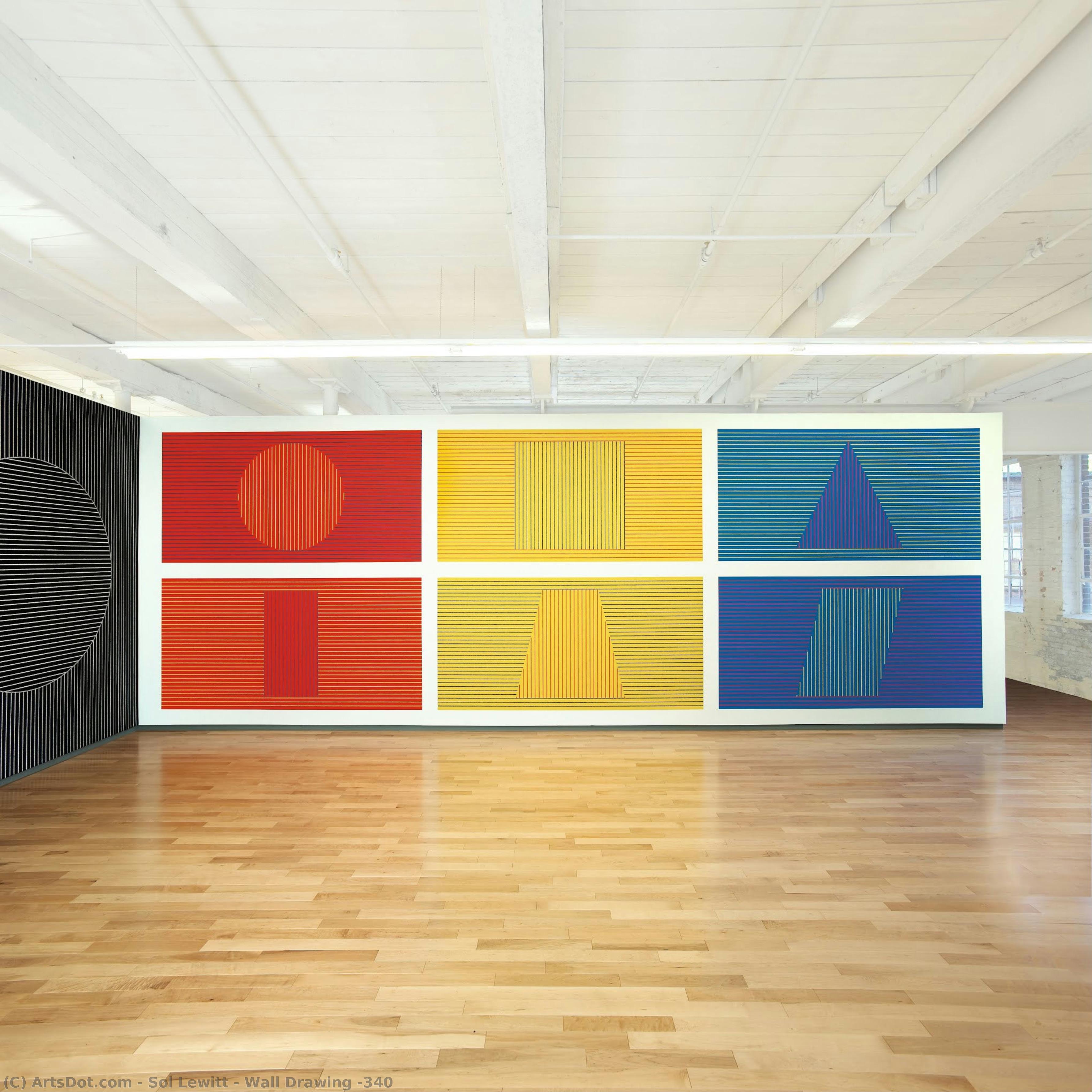 solomon lewitt, Wall Drawing #340