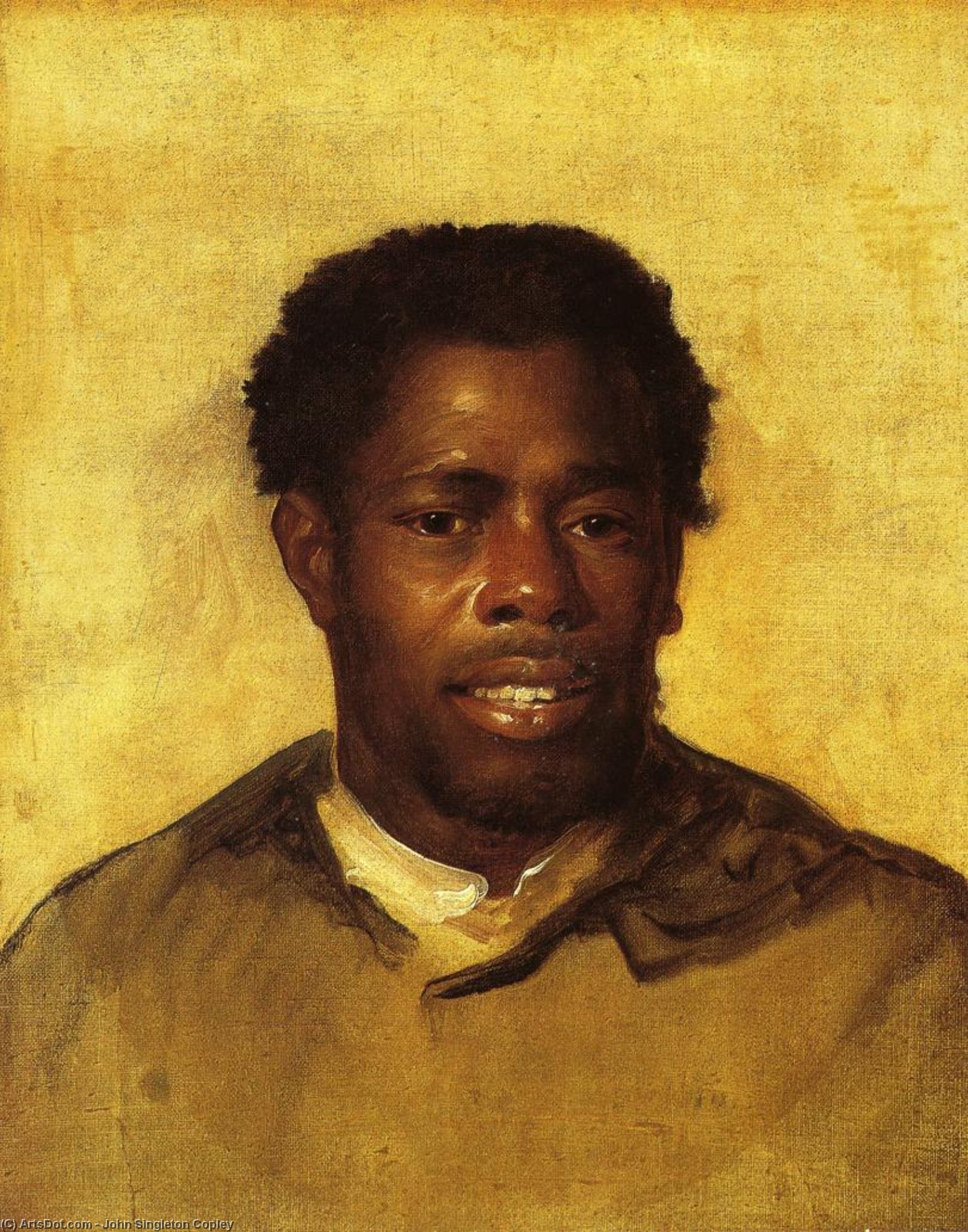 John Singleton Copley - Head of a Negro