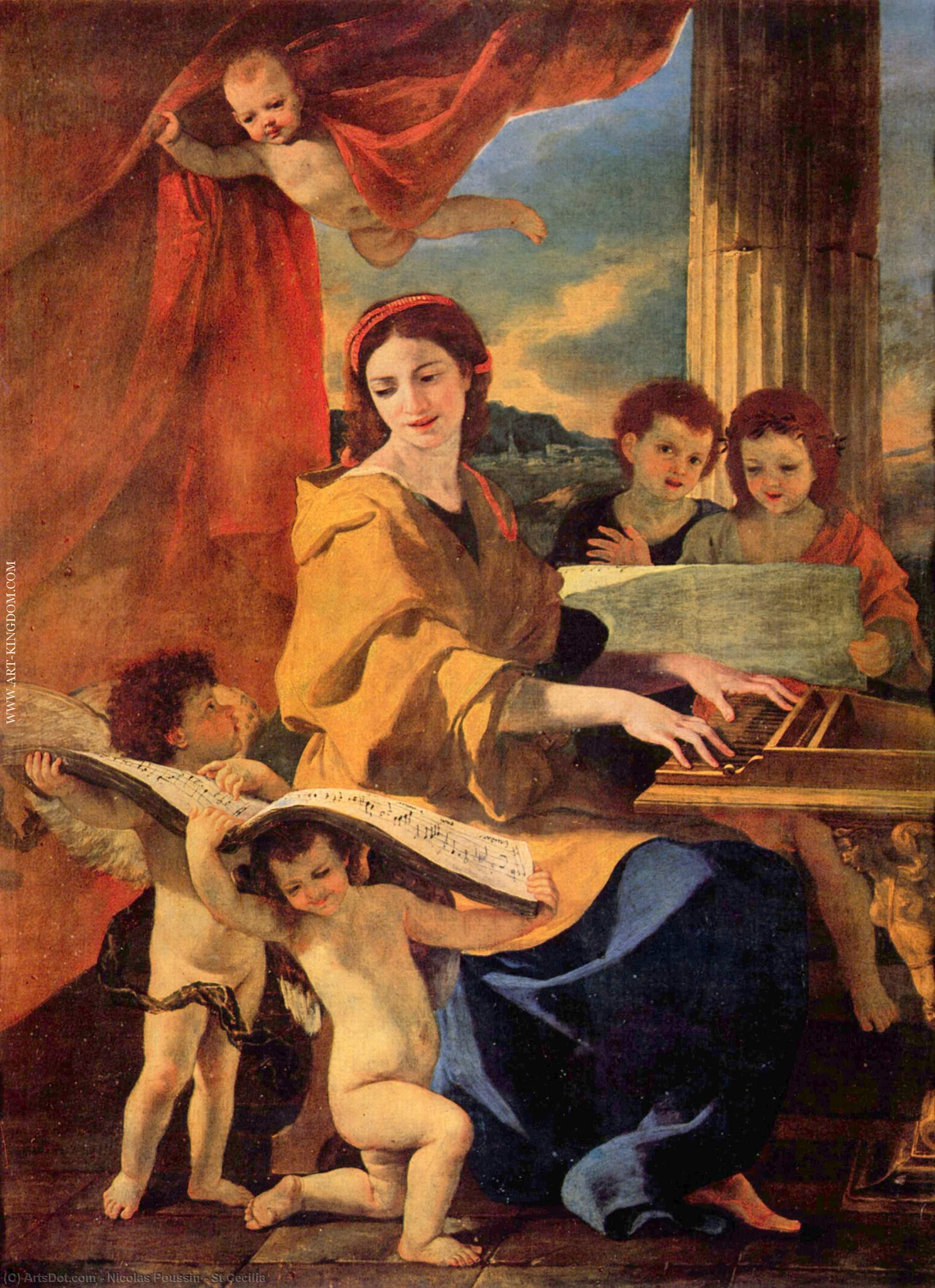 Nikolás Poussin - Sv. Cecilia