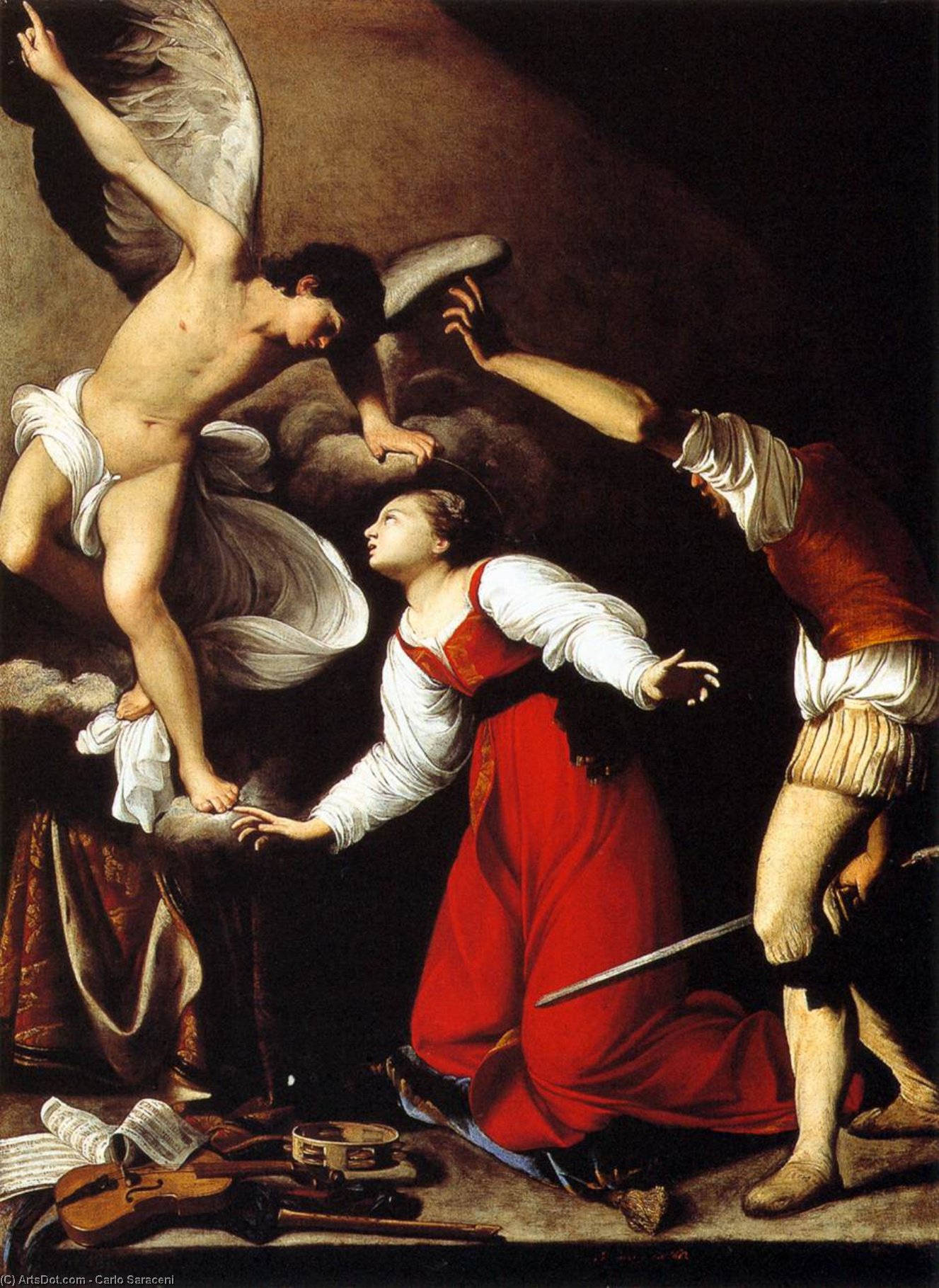 The Martyrdom Of St Cecilia — Carlo Saraceni