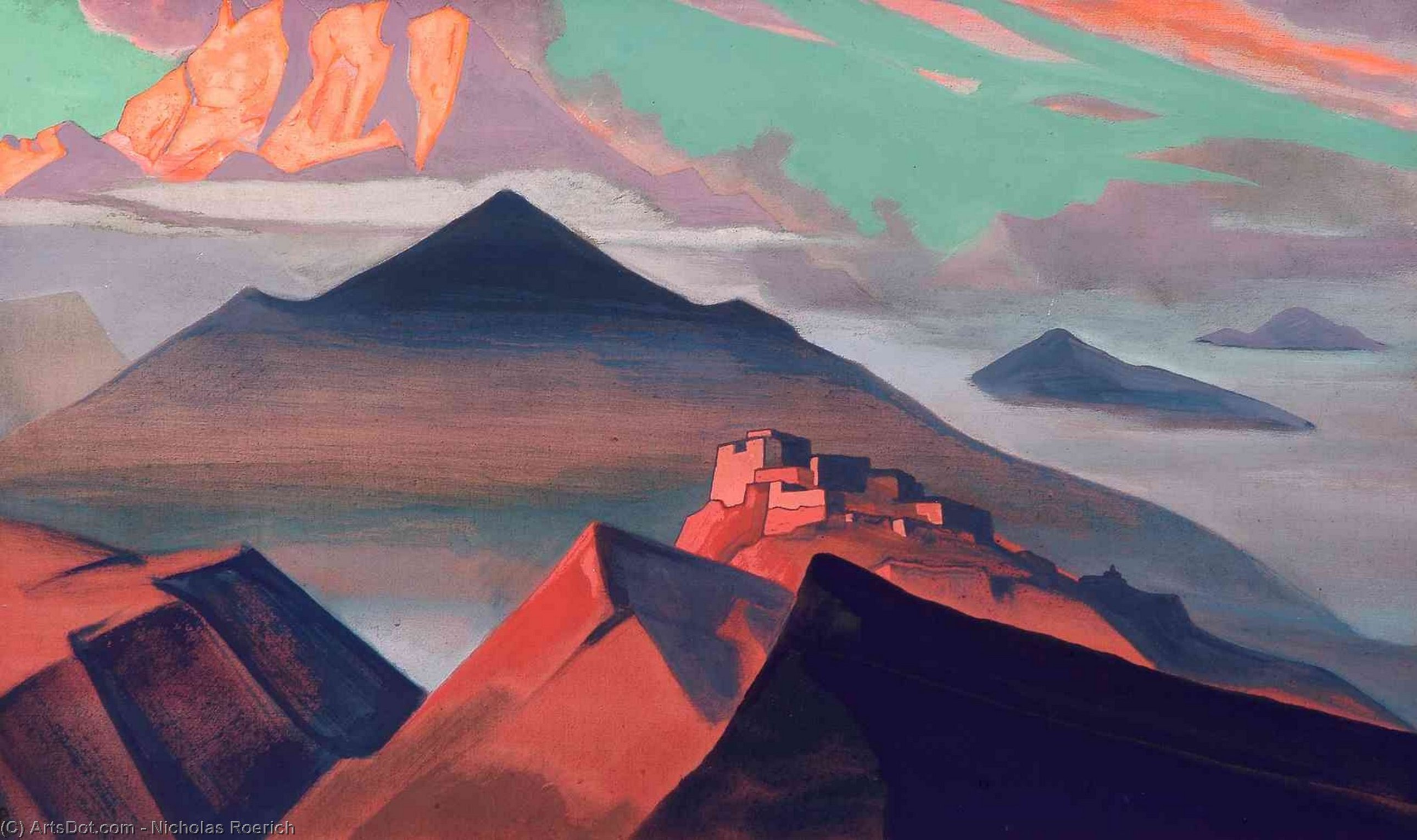 Tent Mountain — Nikolai Roerich