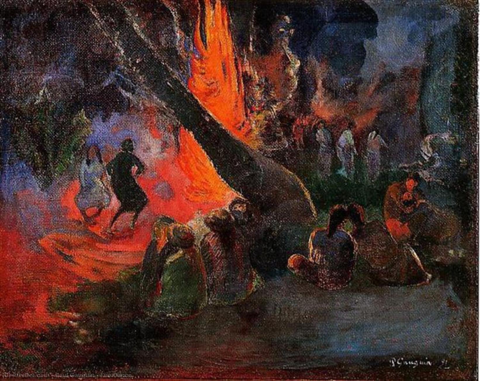Евгејн Жорж Паул Гаугин - Fire Dance