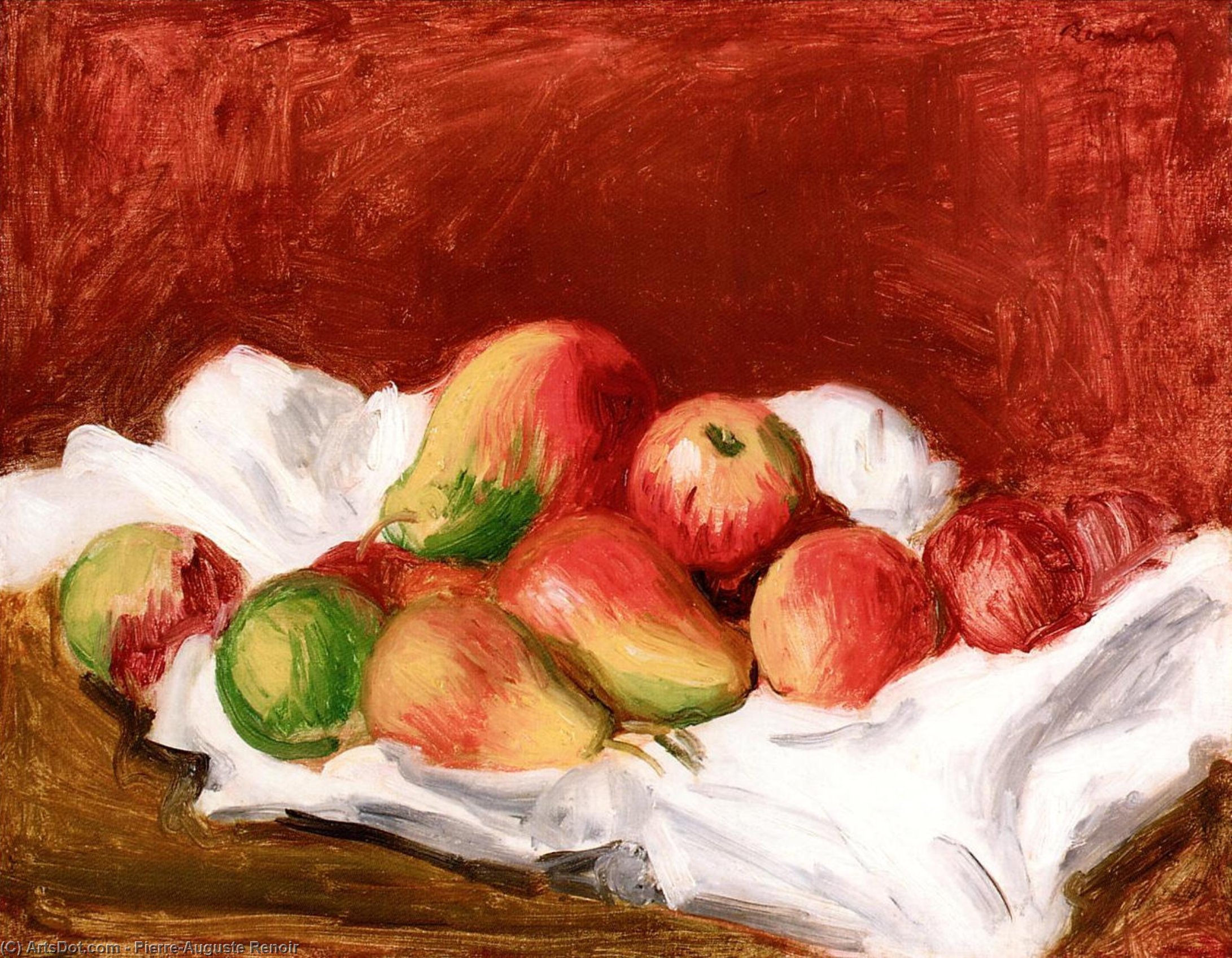 Pierre-Auguste Renoir - Pears and Apples