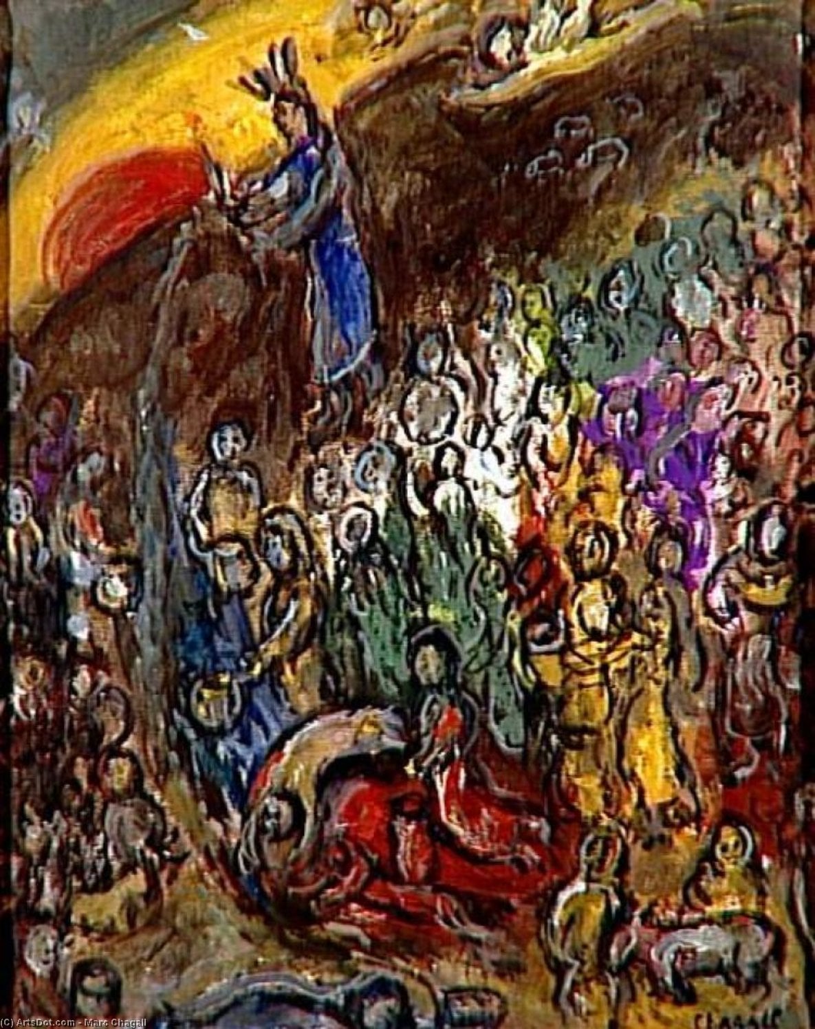 ضرب الصخر — مارك شاغال