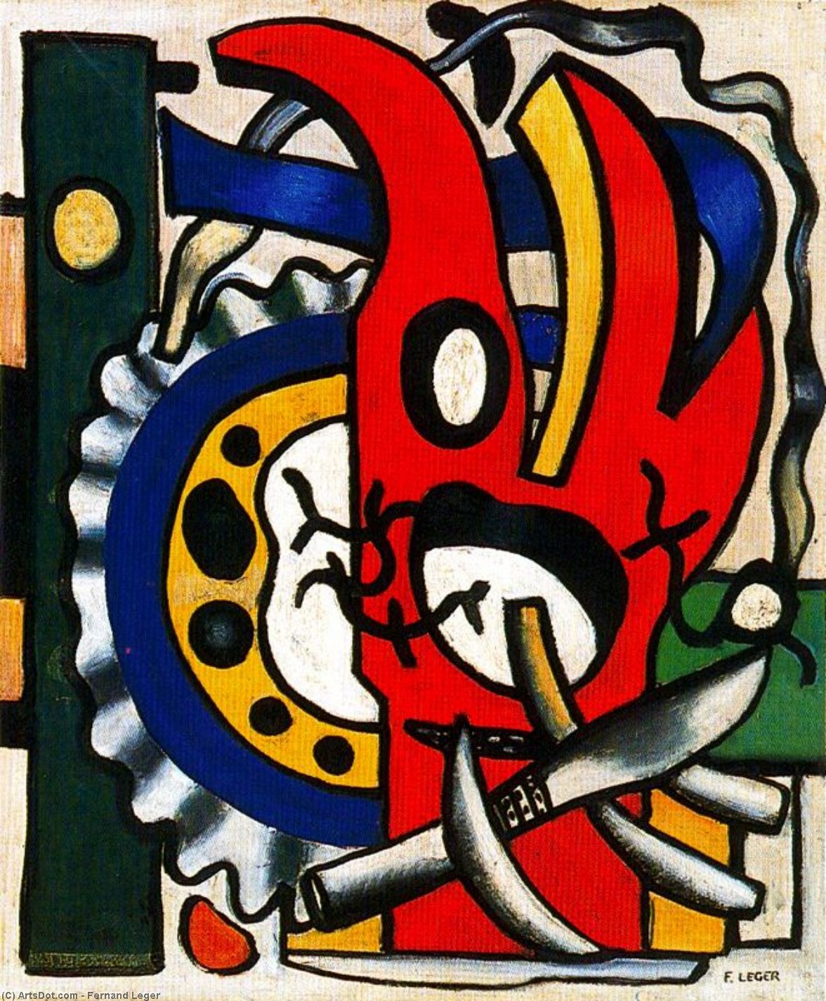 Composition With Knife — 페르난 레제