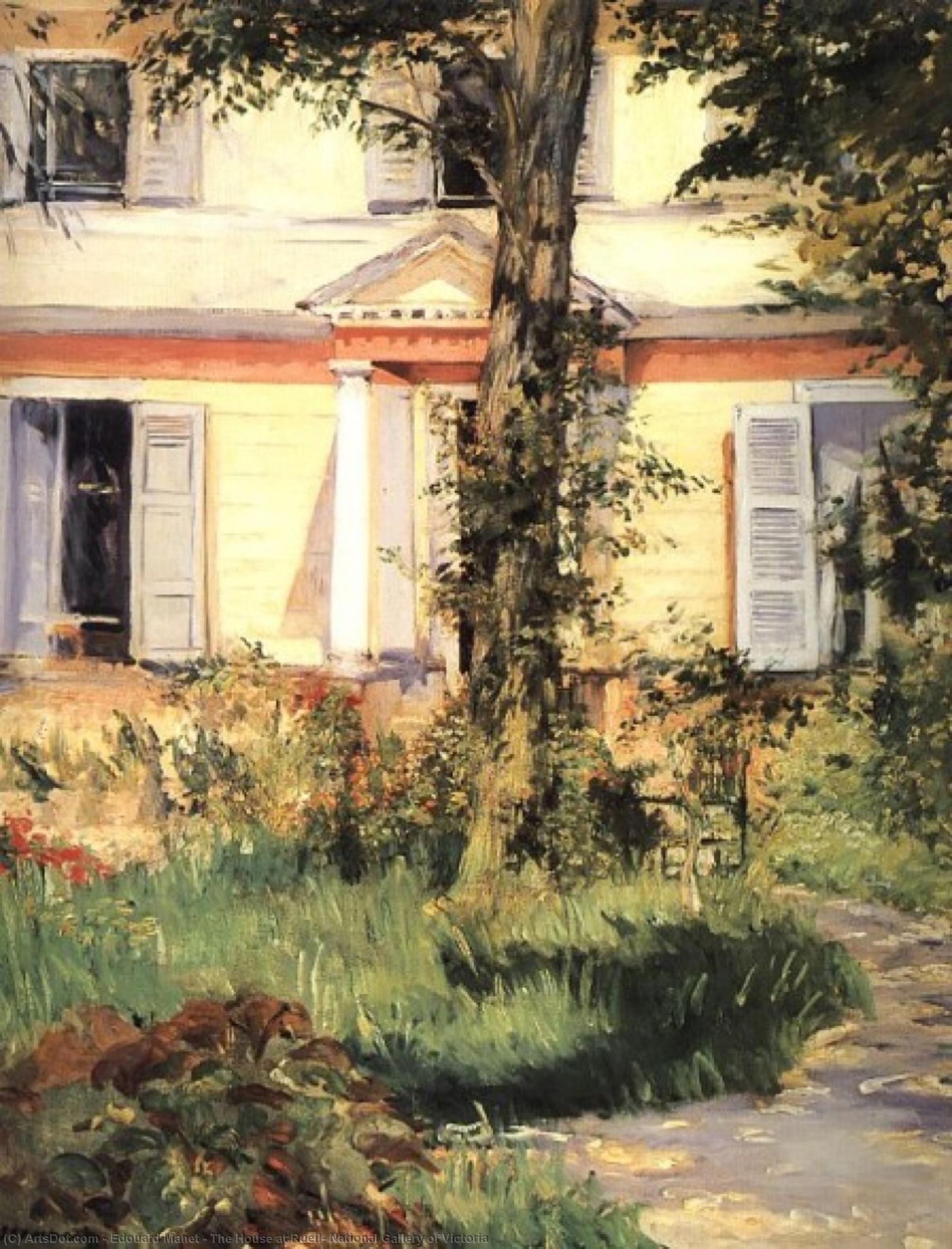 Huset Ved Rueil, National Gallery Of Victoria — Édouard Manet