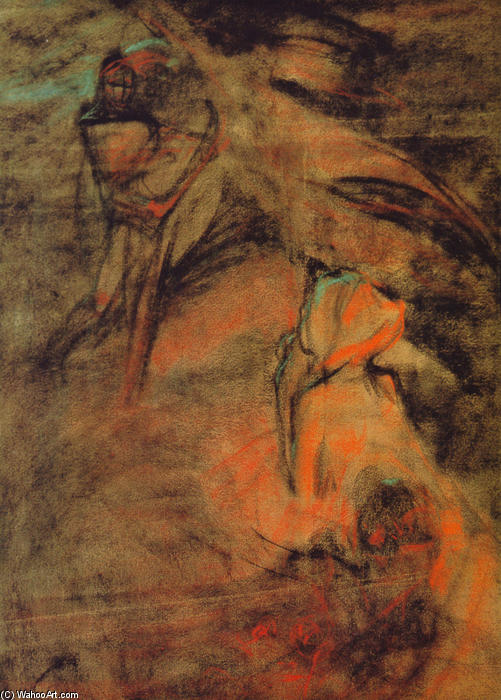 Two Figures — Alfonz Marija Muha