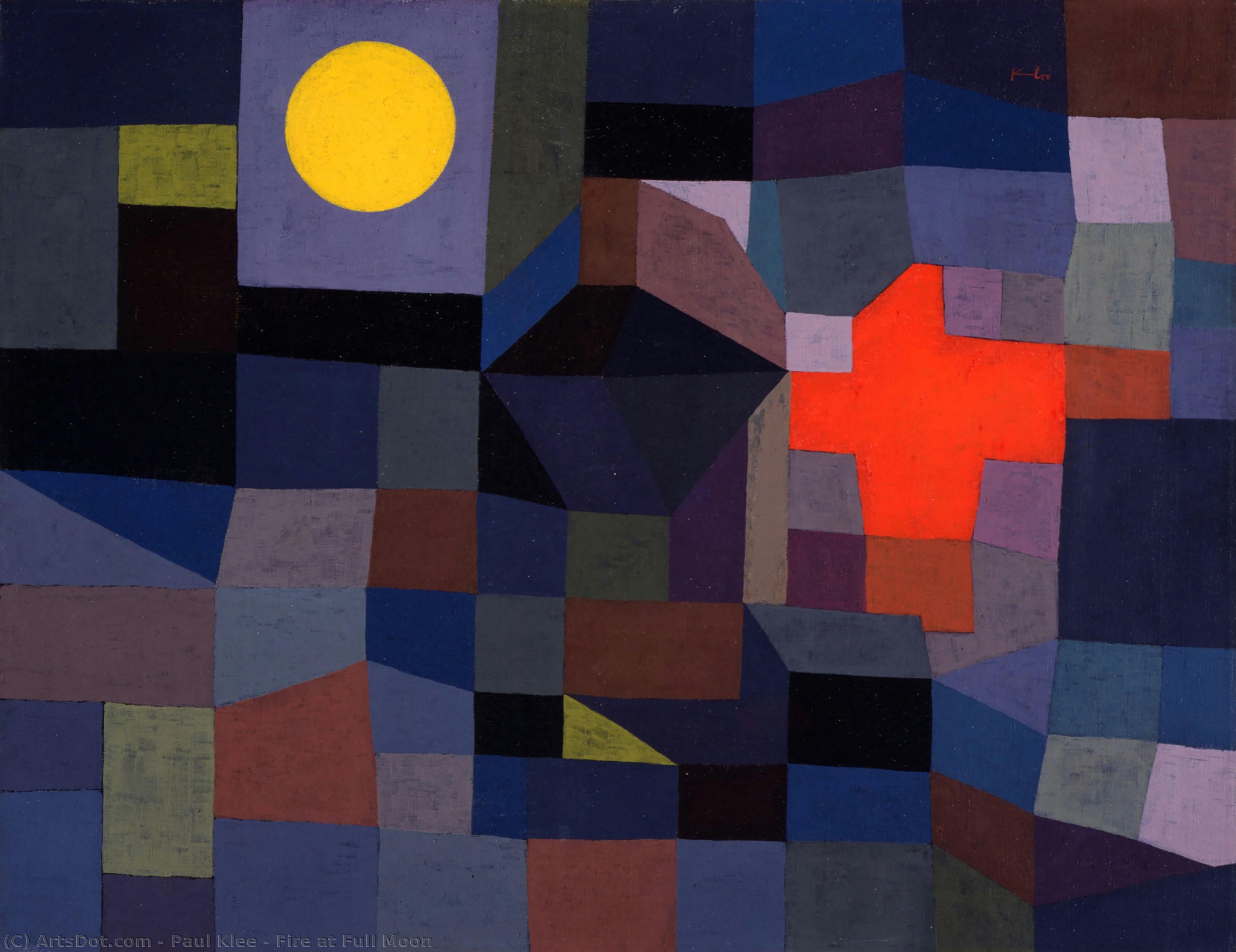 Paul Klee - Fuoco alla Luna Piena