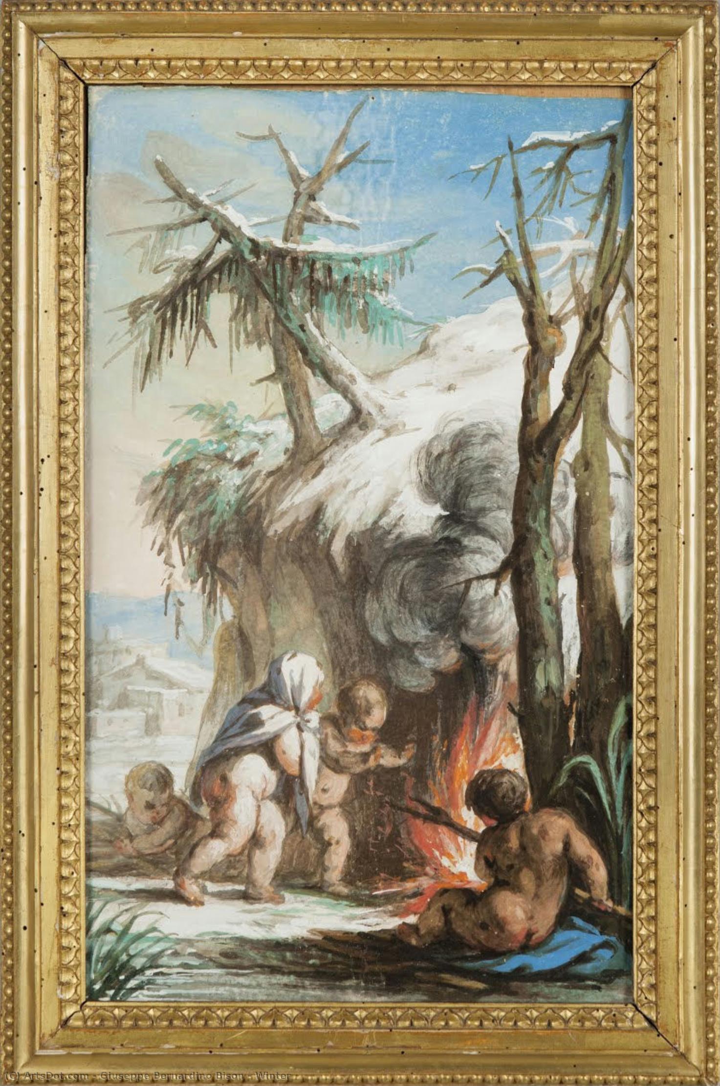 Winter — Giuseppe Bernardino Bison