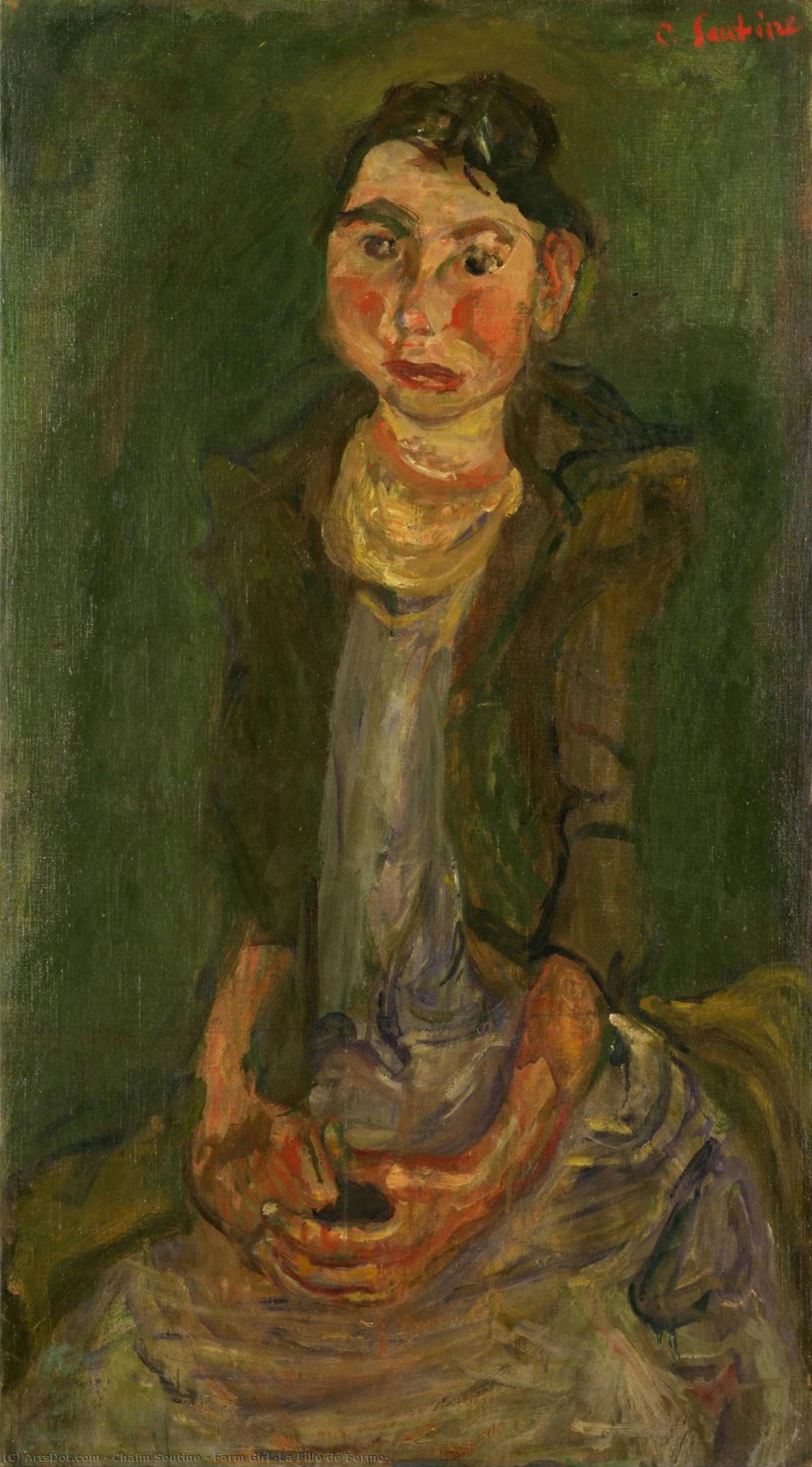 Chaïm Soutine - La Fille de Ferme