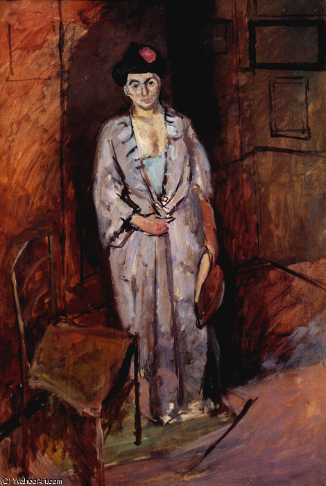 Madame Matisse Na Japonesa – Têxtil De Coleção Especial — Henri Matisse