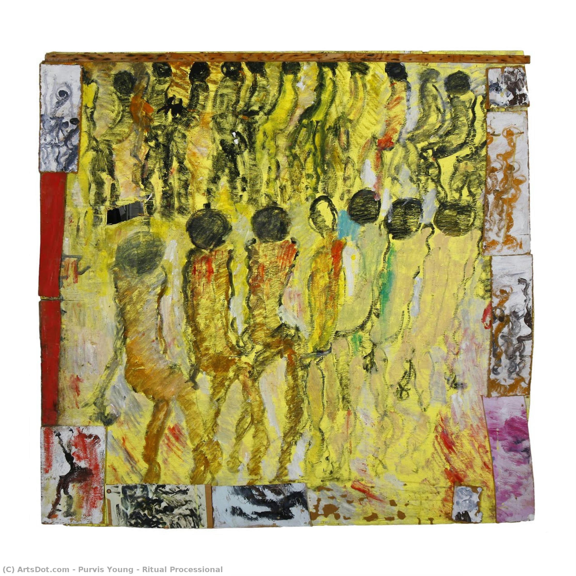 Purvis Young, Ritual Processional