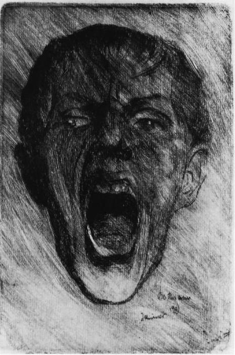 Max Beckmann - Self-portrait 1