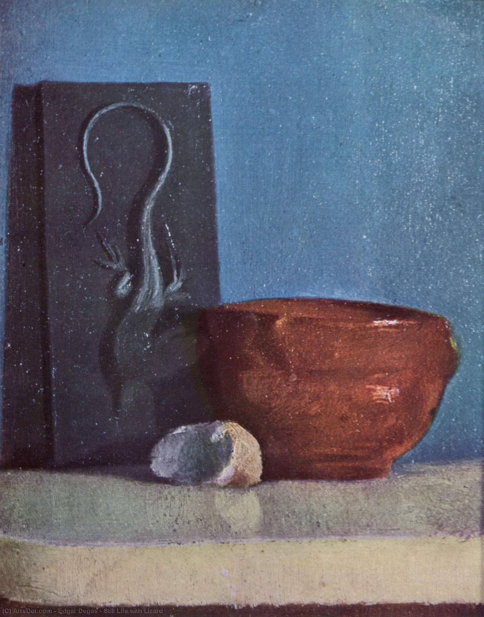 Stillleben Mit Eidechse — Hilaire-germain-edgar Degas