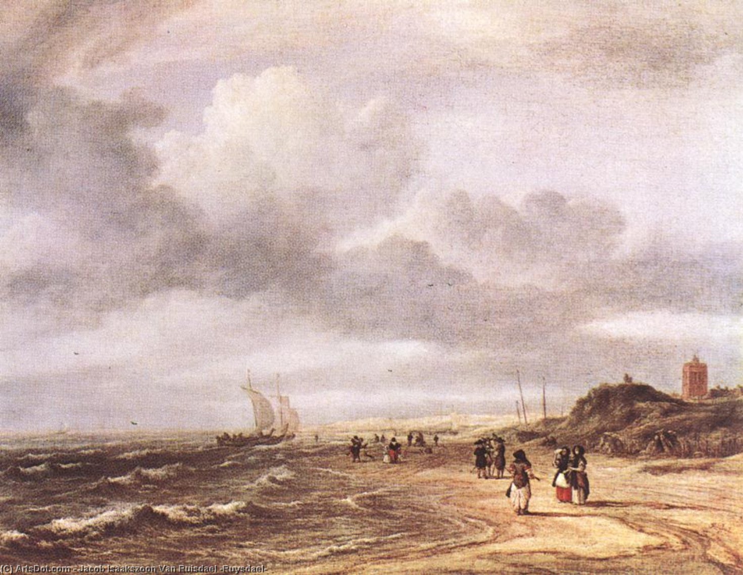 Le Rivage D'egmond-an-zee — Jacob Van Ruisdael