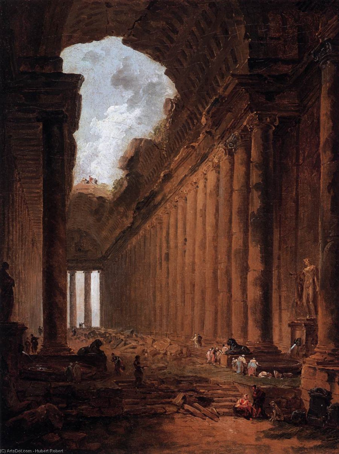 Capriccio Di Rovine — Hubert Robert