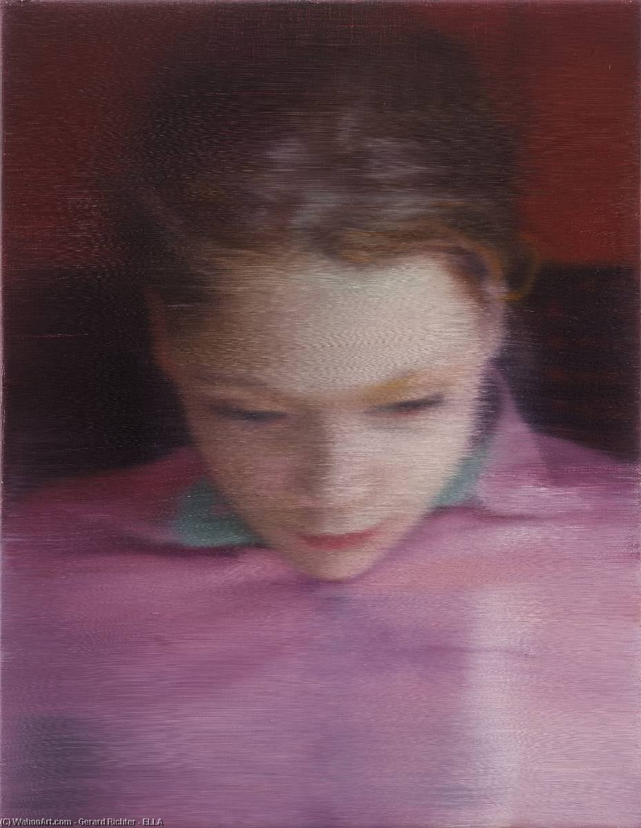 Gerhard Richter ゲルハルト・リヒター　Ellaポスター のジークレーを注文してください。 ELLA - ゲルハルト・リヒター