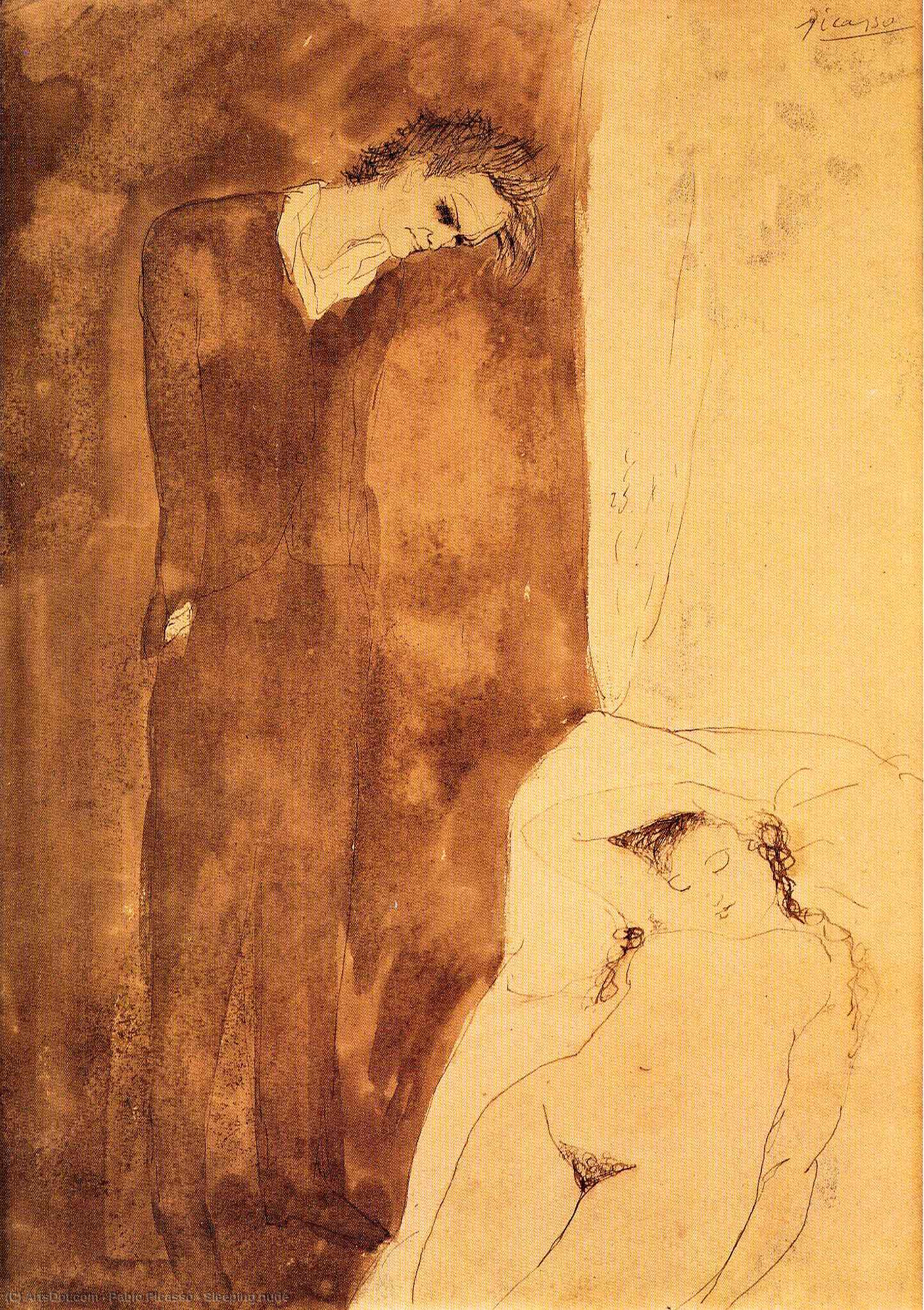Pablo Picasso - Sleeping nude