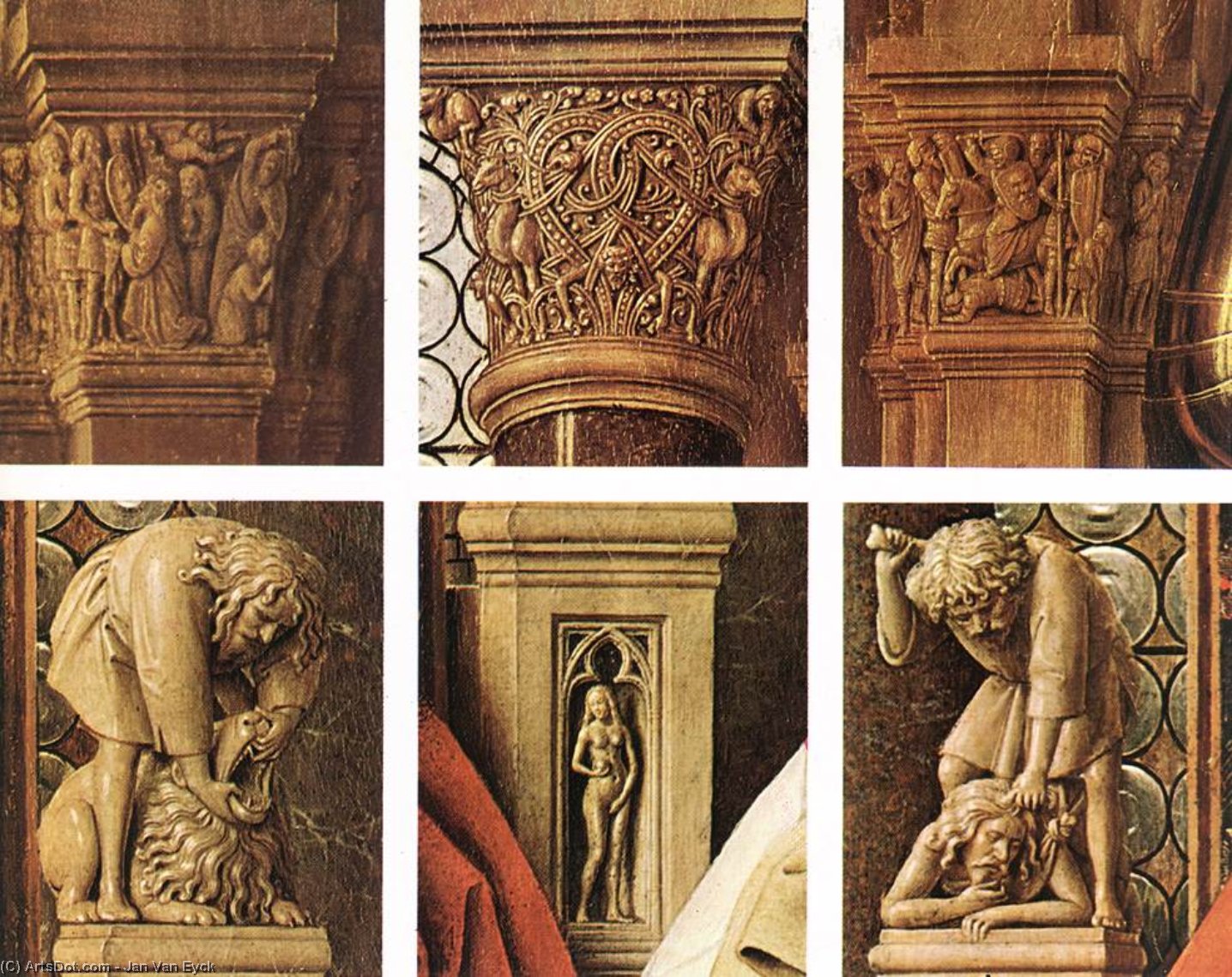 La Madonna Con Canon Joris Van Der Paele — Jan Van Eyck