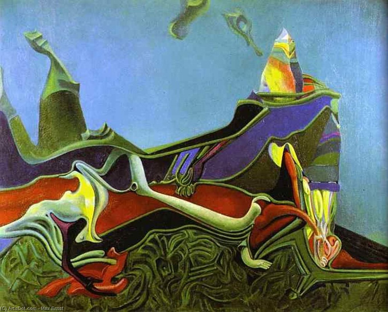 Max Ernst - Landscape with Wheatgerm