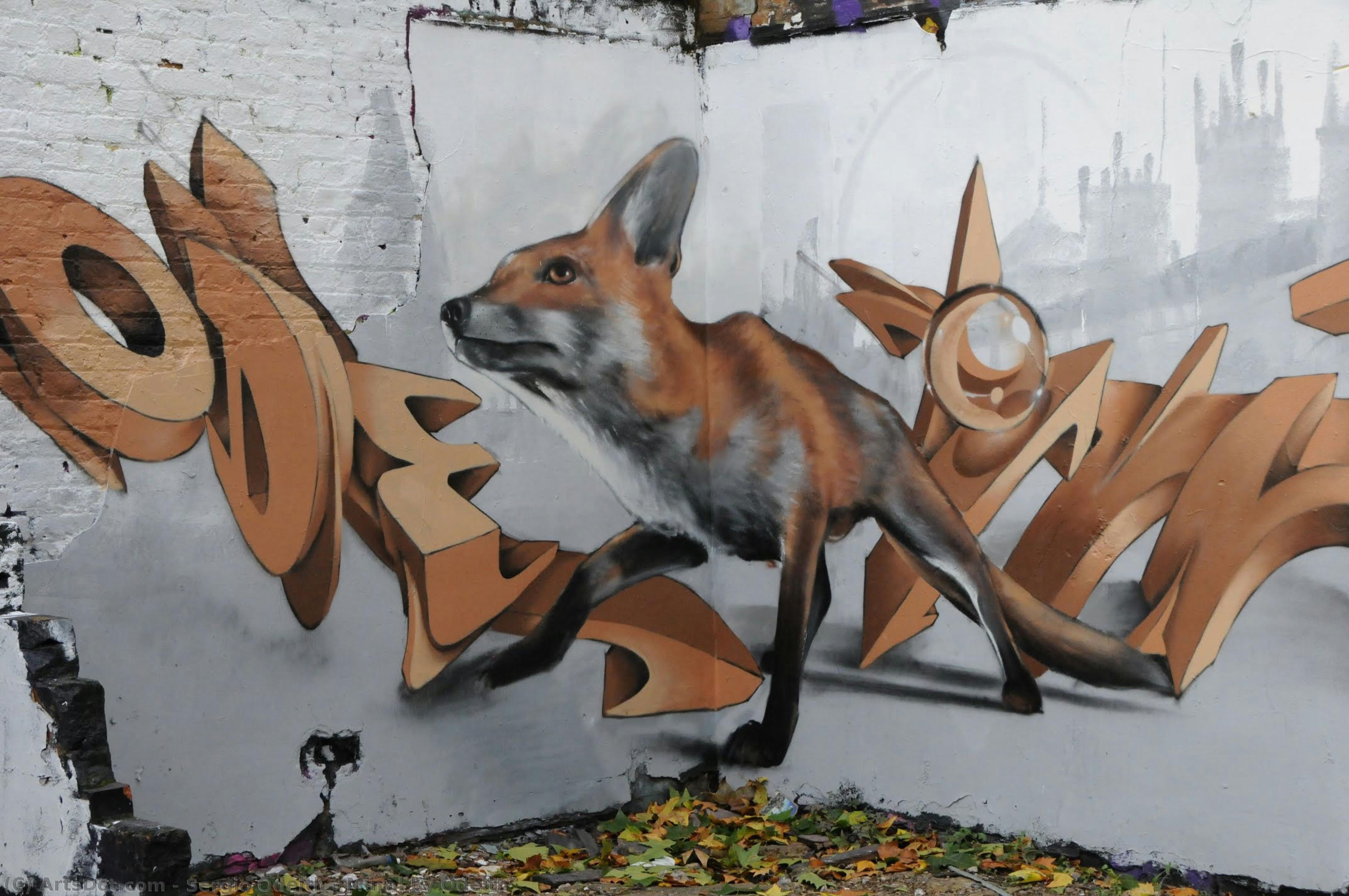 Sergio Odeith - Mural by Odeith