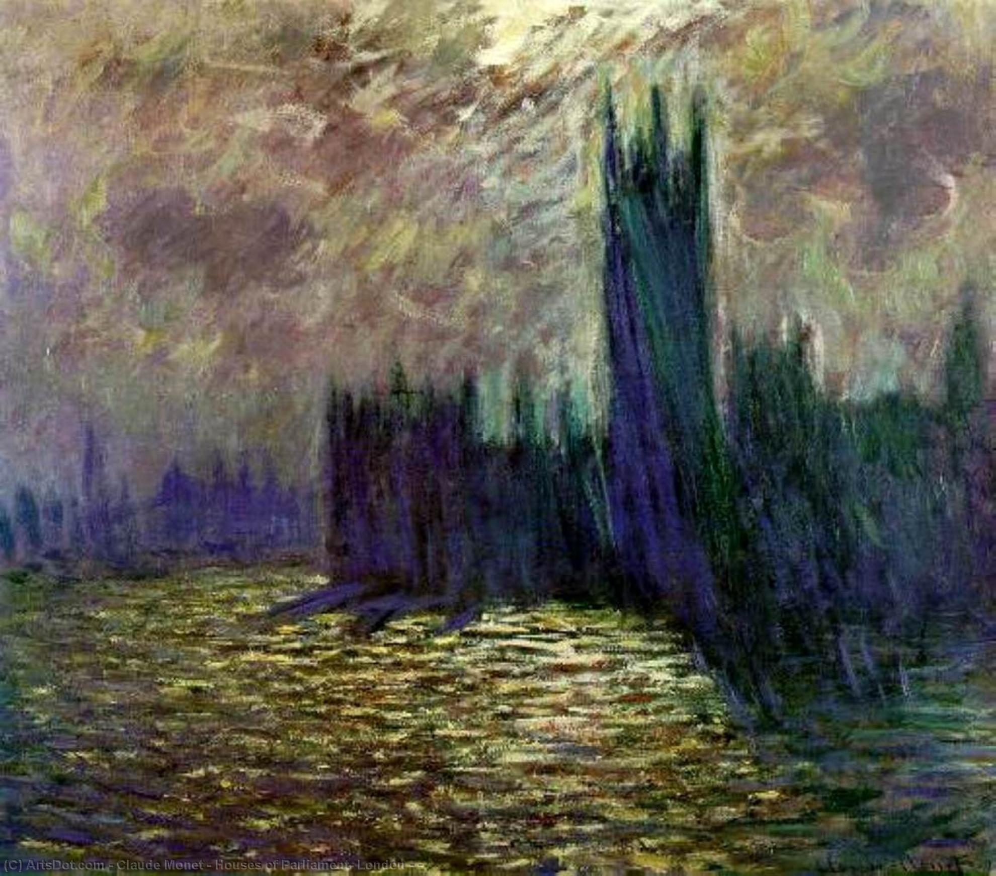 Palace Of Westminster — Claude Monet