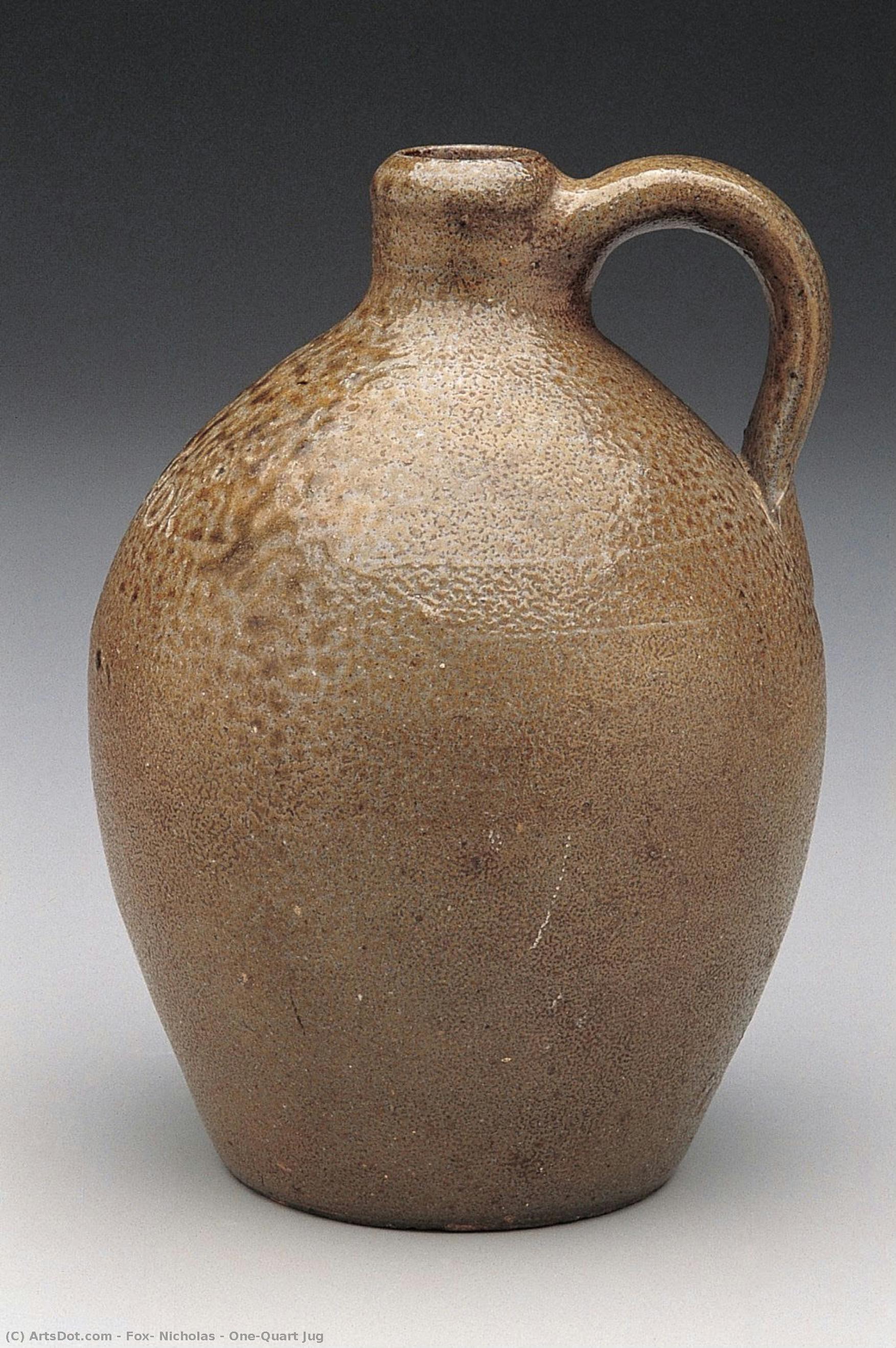 One-quart Jug — Fox, Nicholas