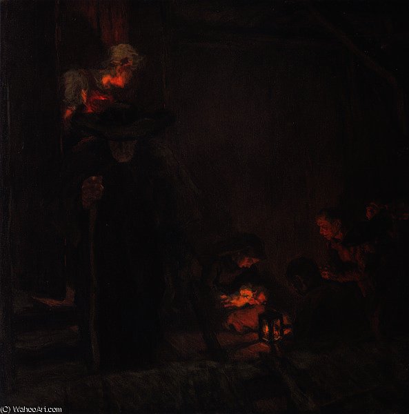 Albin Egger-Lienz - Christnacht