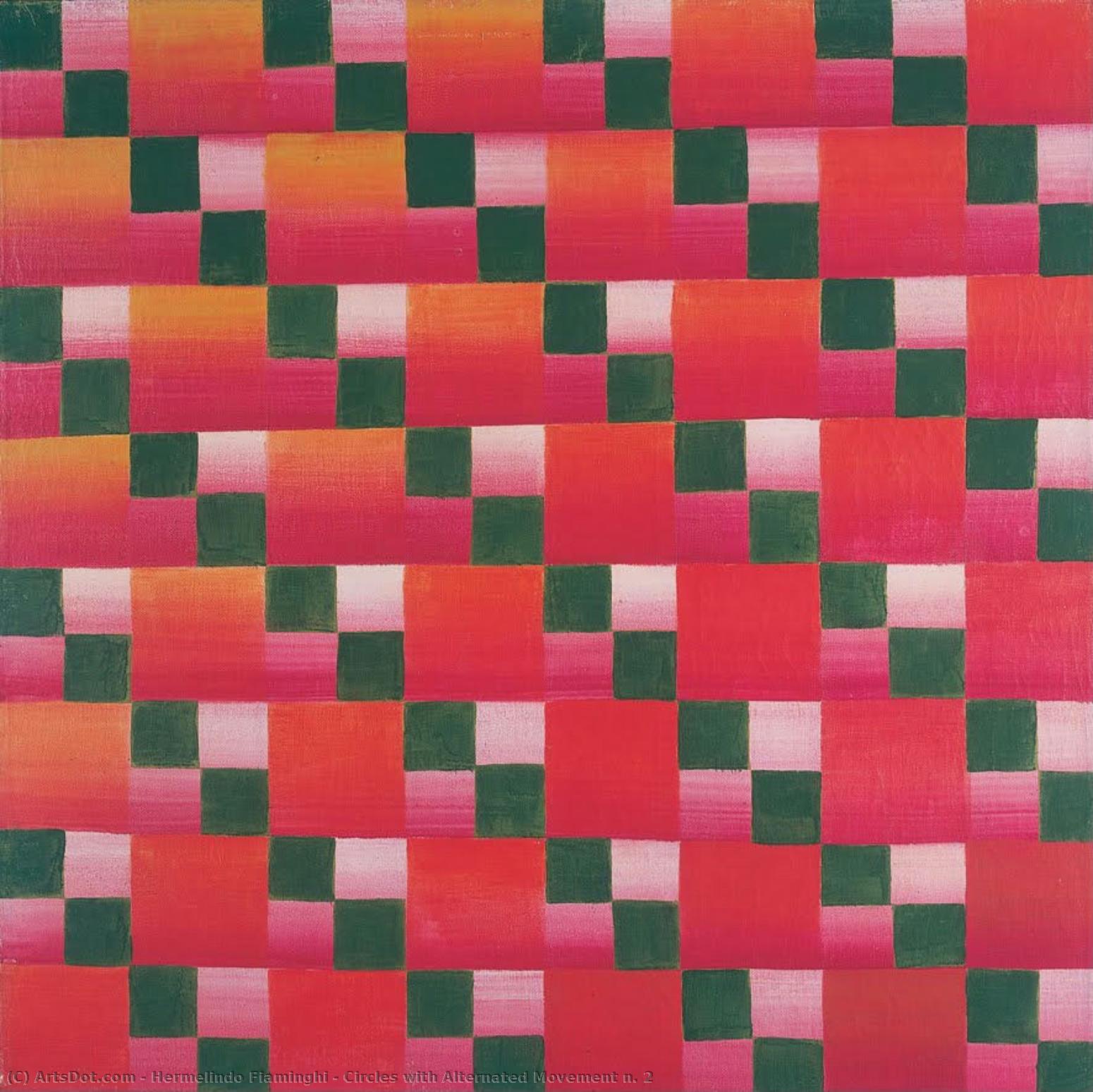 hermelindo fiaminghi, Circles with Alternated Movement n. 2