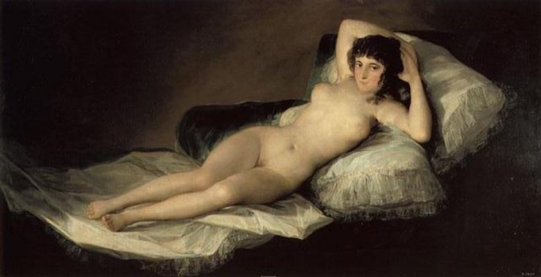 La Maja Desnuda. Madrid, Museo Del Prado. Gola Maja. Madrid, Muzej Prado. — Goya