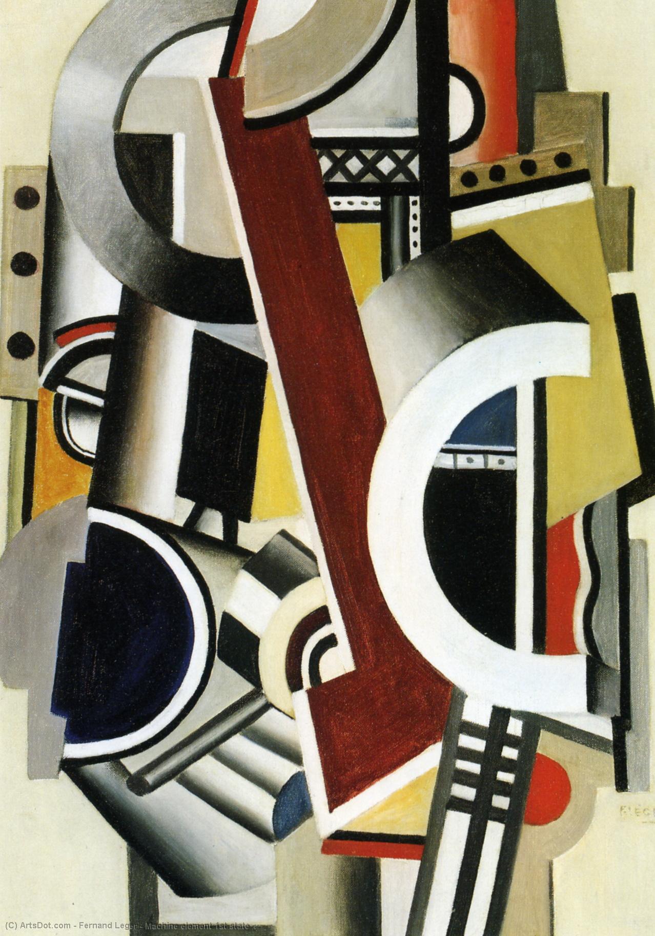 Fernand Léger - Machine element 1st state