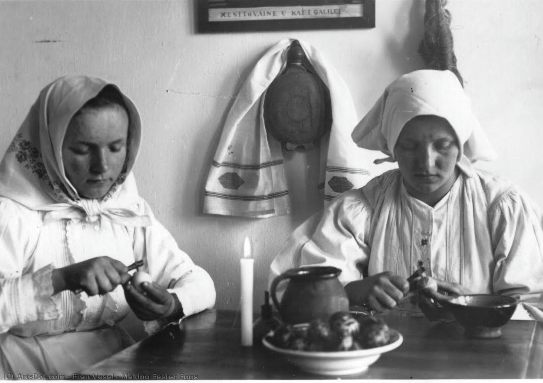 Making Easter Eggs — Fran Vesel