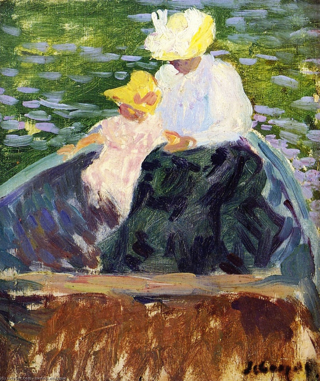 En Barque — هنري روسو