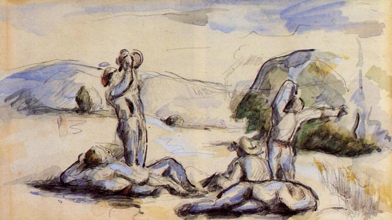 Høstarbeidere — Paul Cézanne