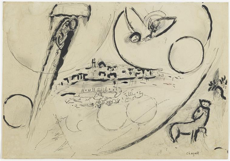 Lied Der Lieder Iii — Marc Chagall