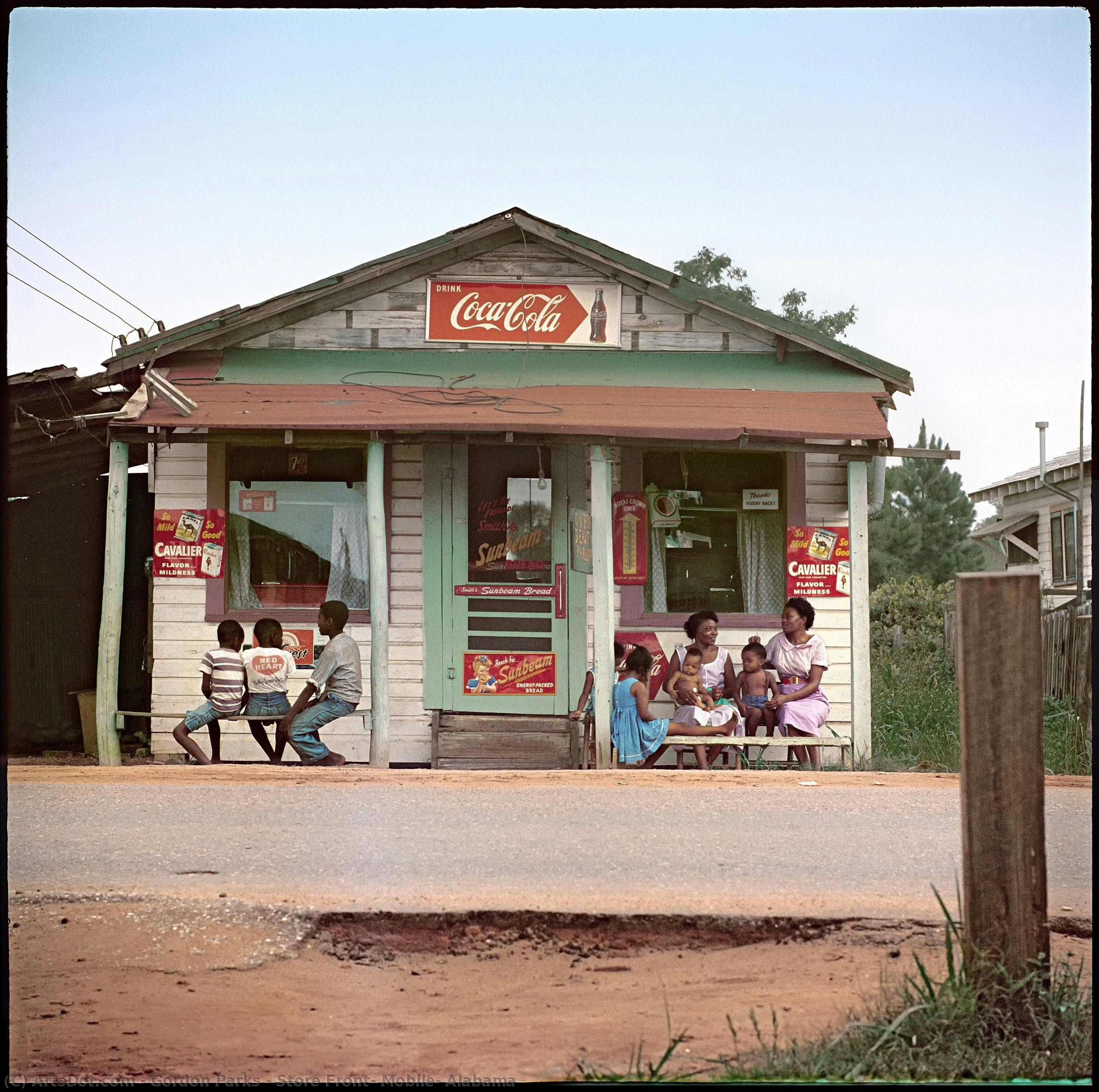 Gordon Parks - Store Front, Mobile, Alabama