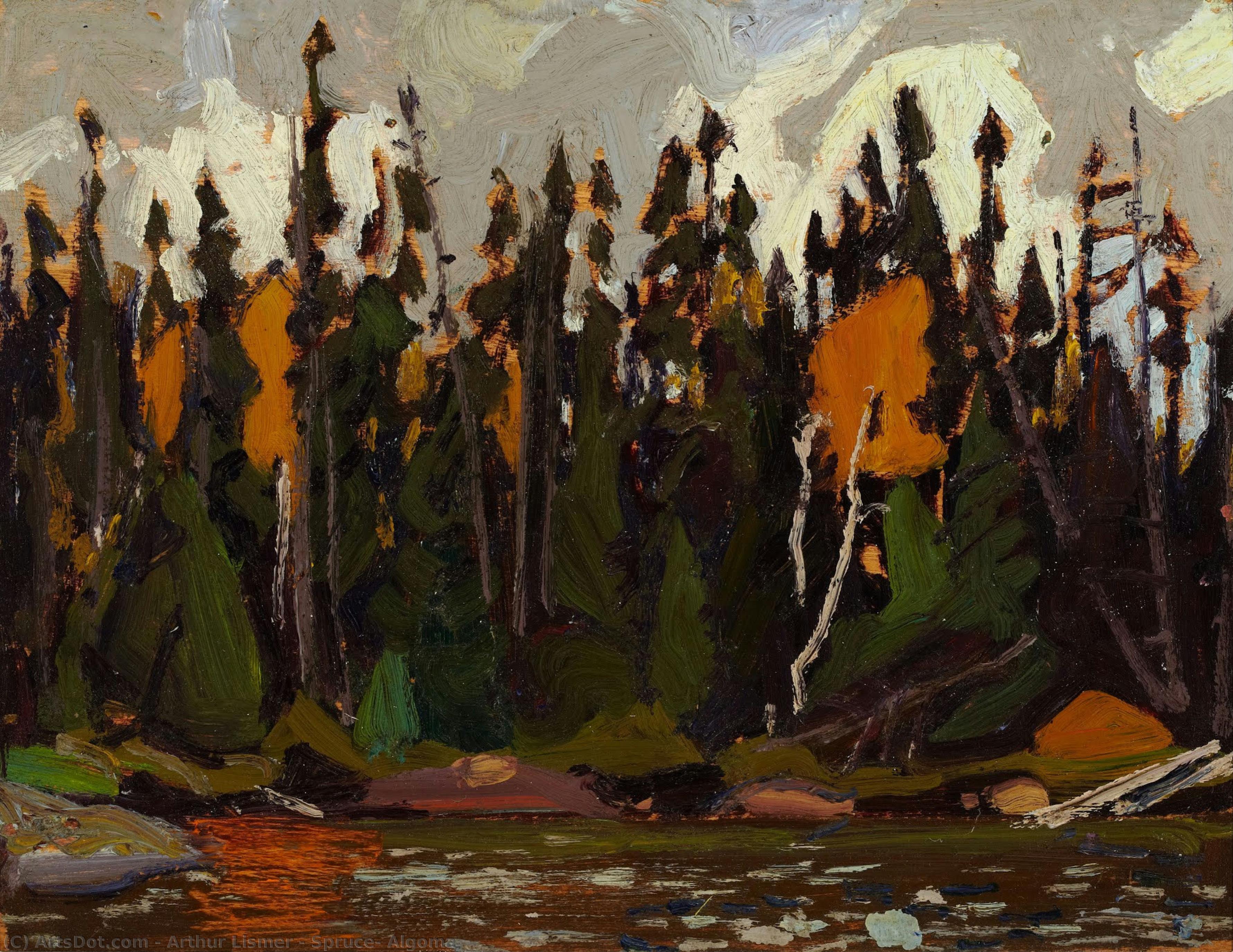 Arthur Lismer - Spruce, Algoma