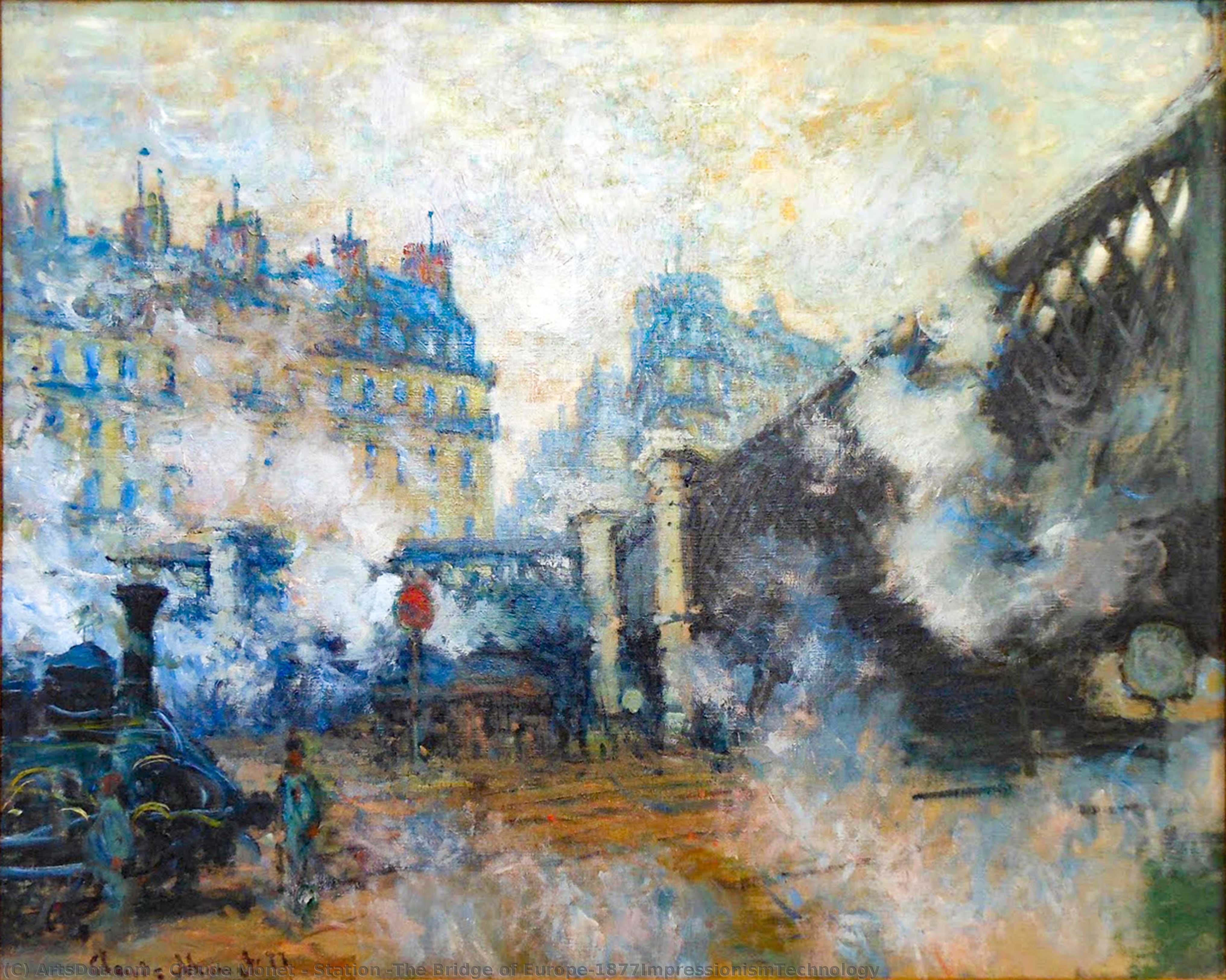 Claude Monet - Station (Die Brücke Europas)