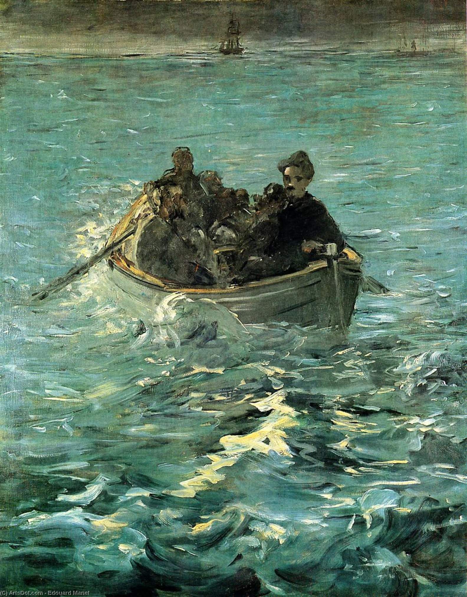 Rocheforts Flugt — Édouard Manet