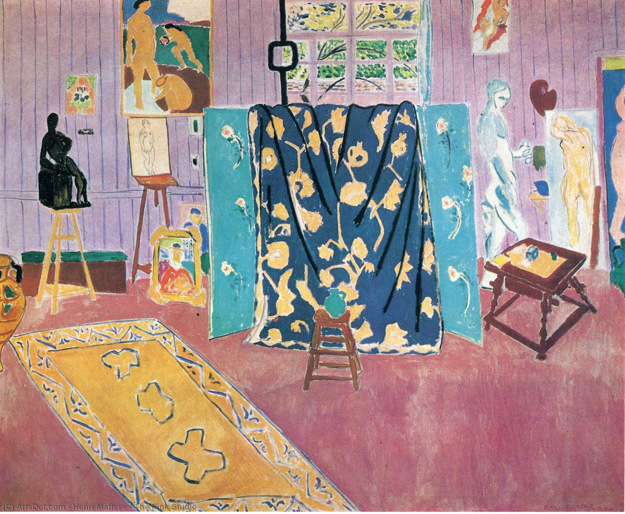 Henri Matisse - Vaaleanpunainen studio
